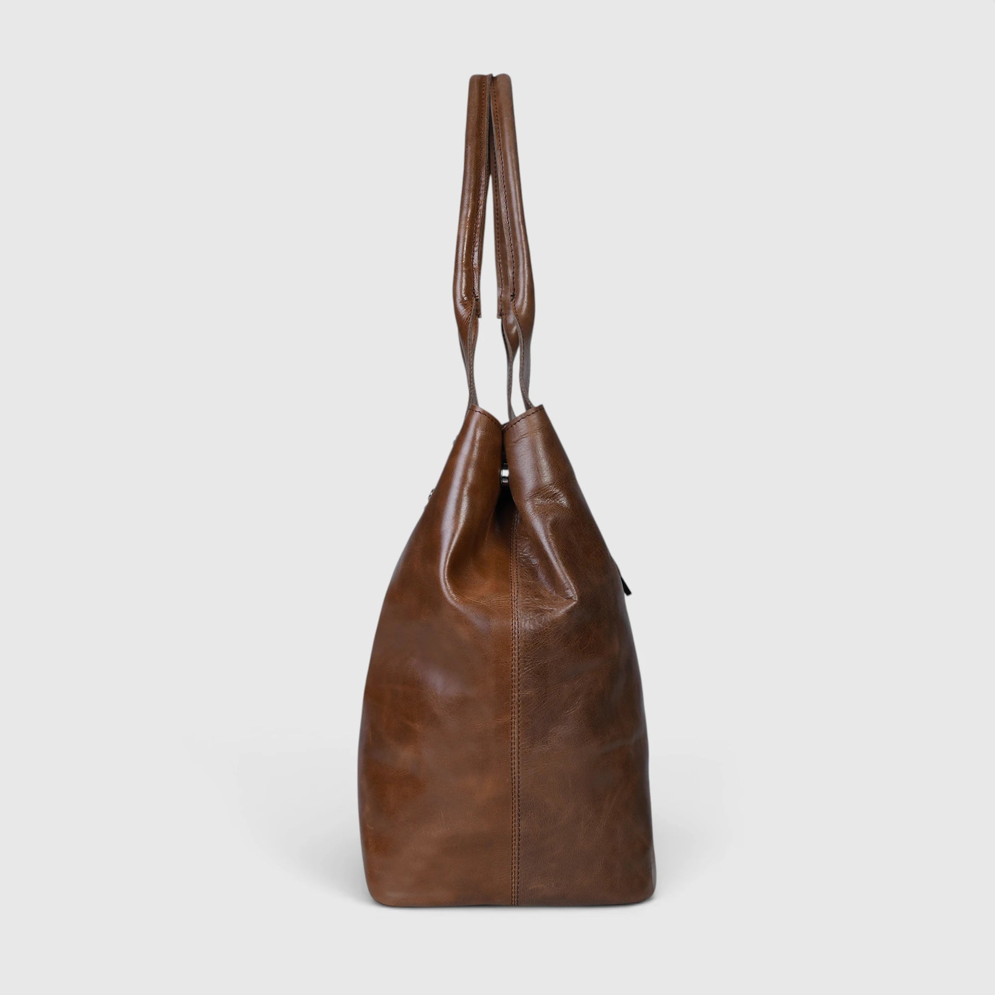 Aurelia Leather Carryall – Heritage Tan