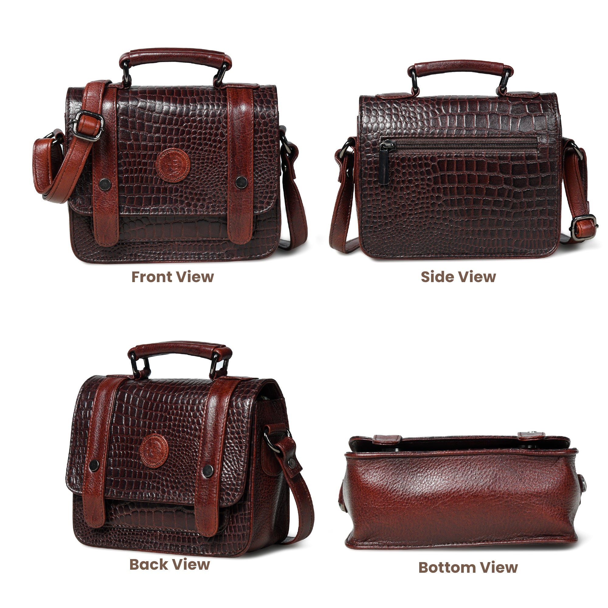 Urban Voyager Leather Belt Bag