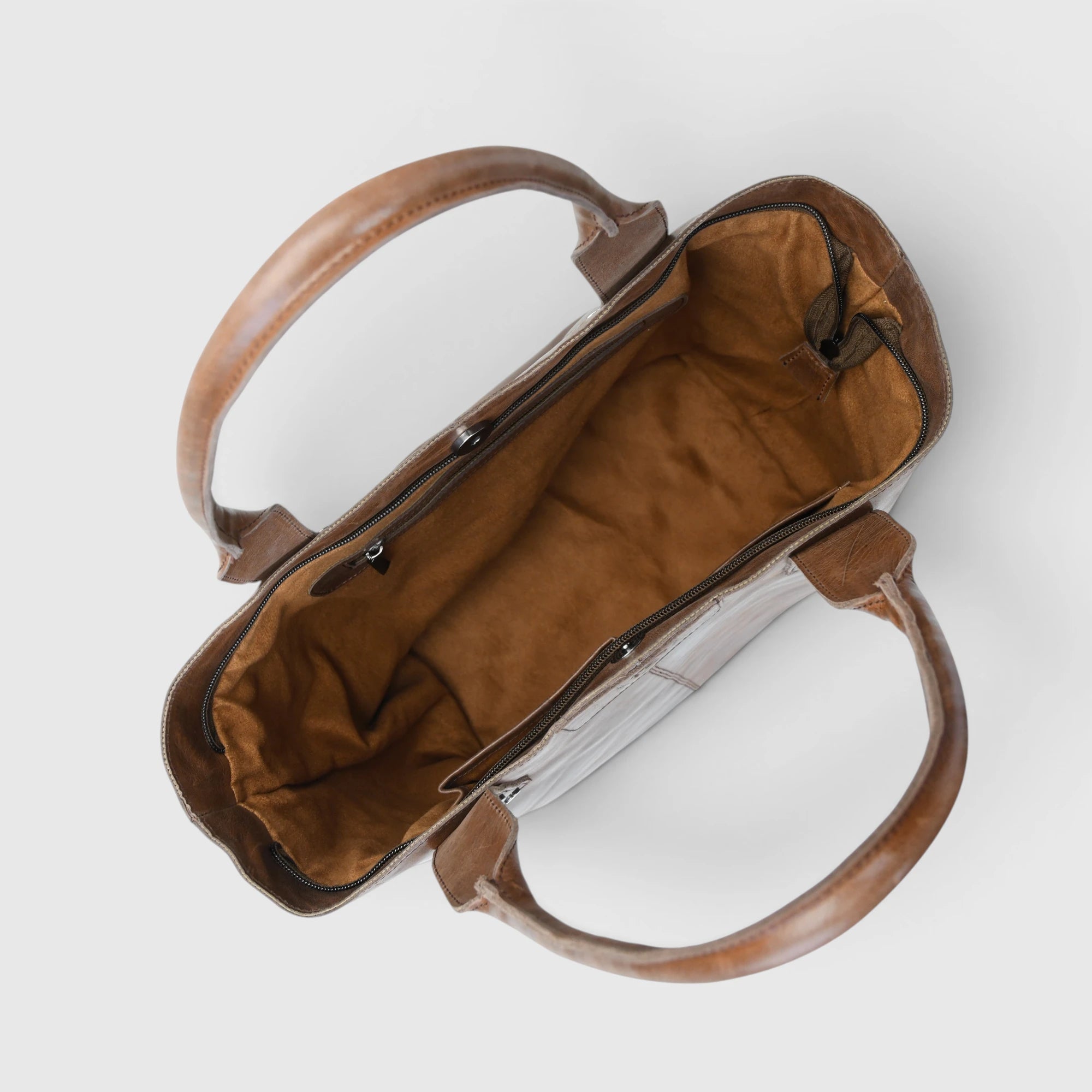 Aurelia Leather Carryall – Heritage Tan