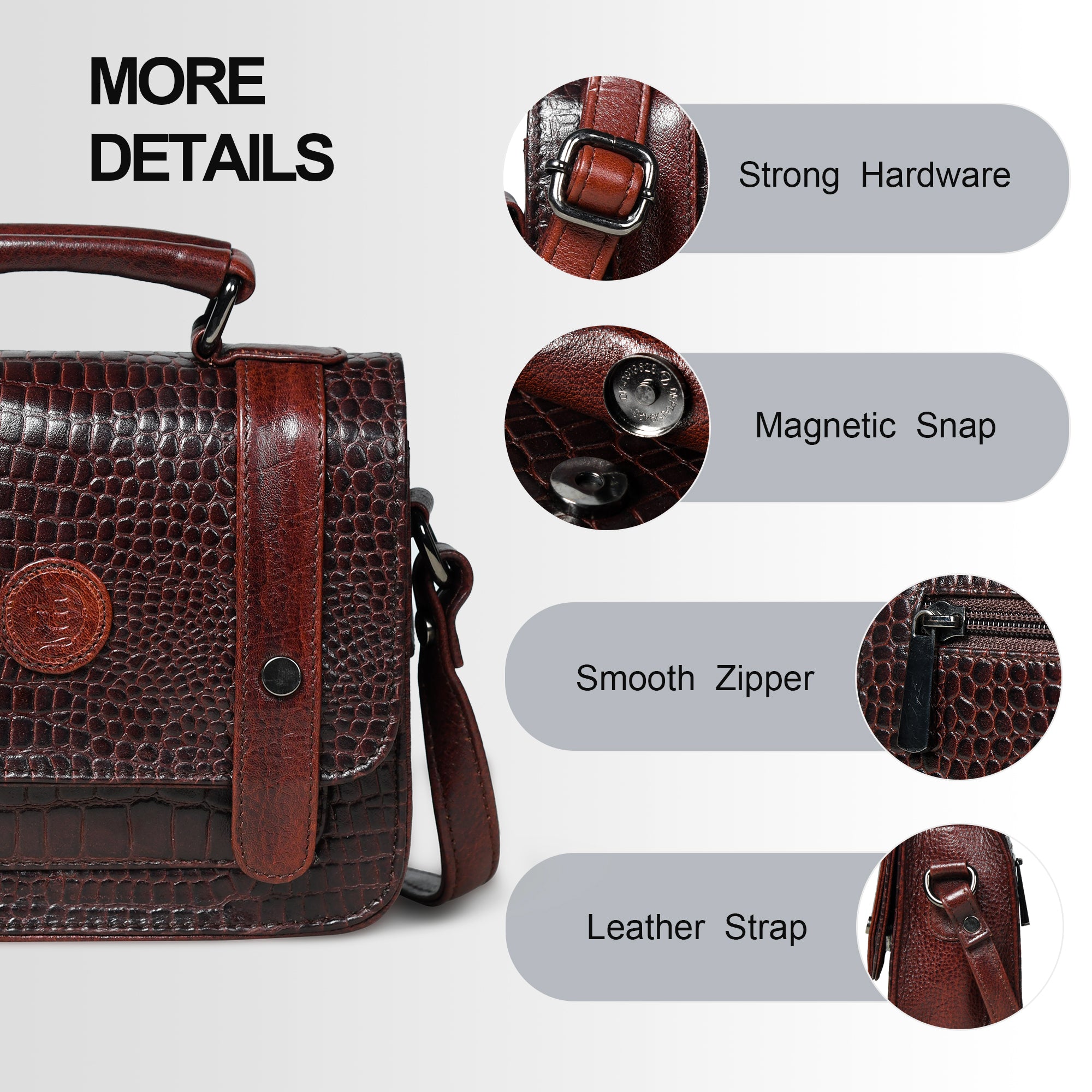 Urban Voyager Leather Belt Bag
