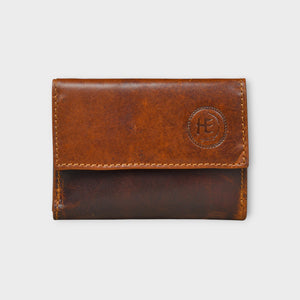 Heritage Buffalo Leather Bifold Wallet - Brown Colour