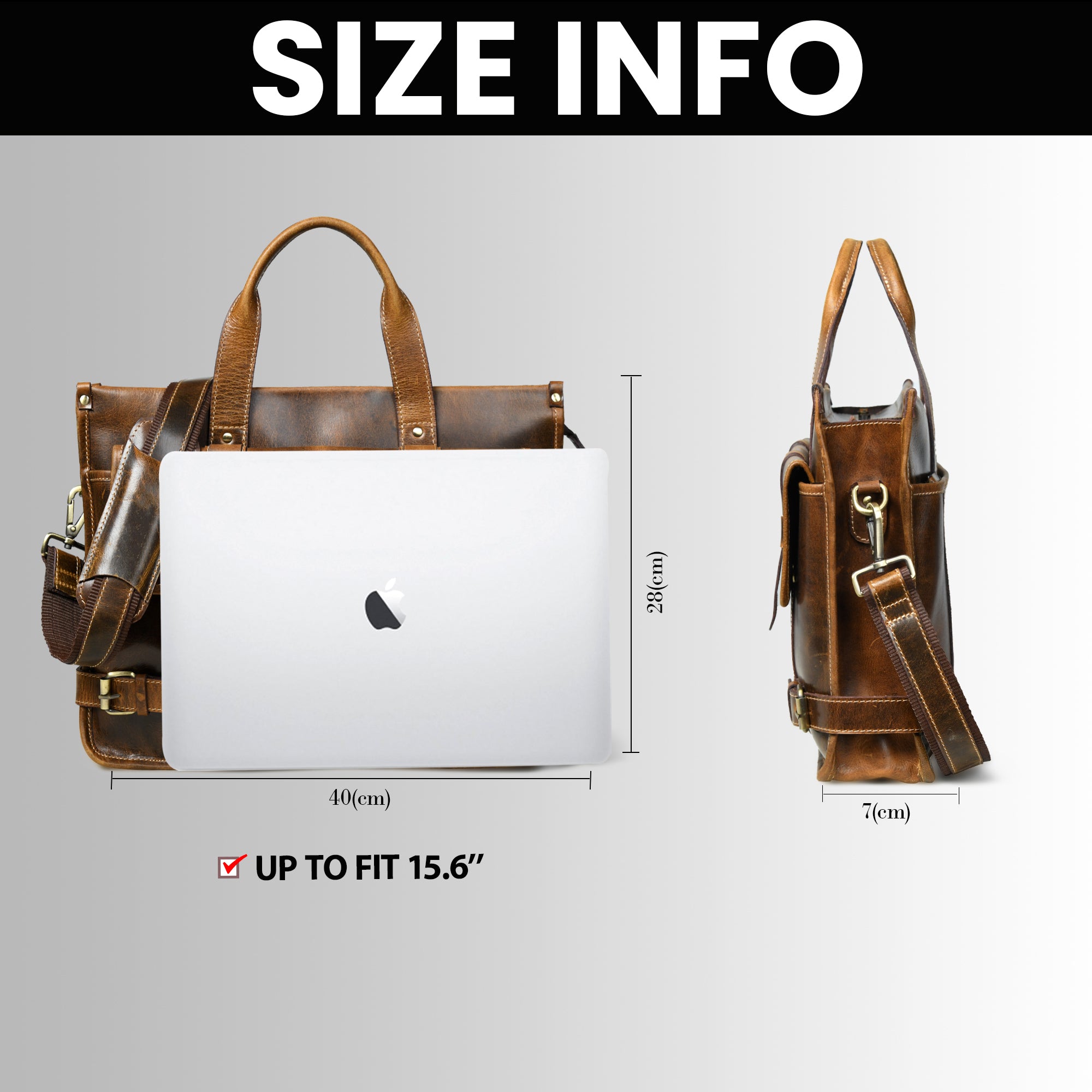 Heritage Leather Laptop Bag