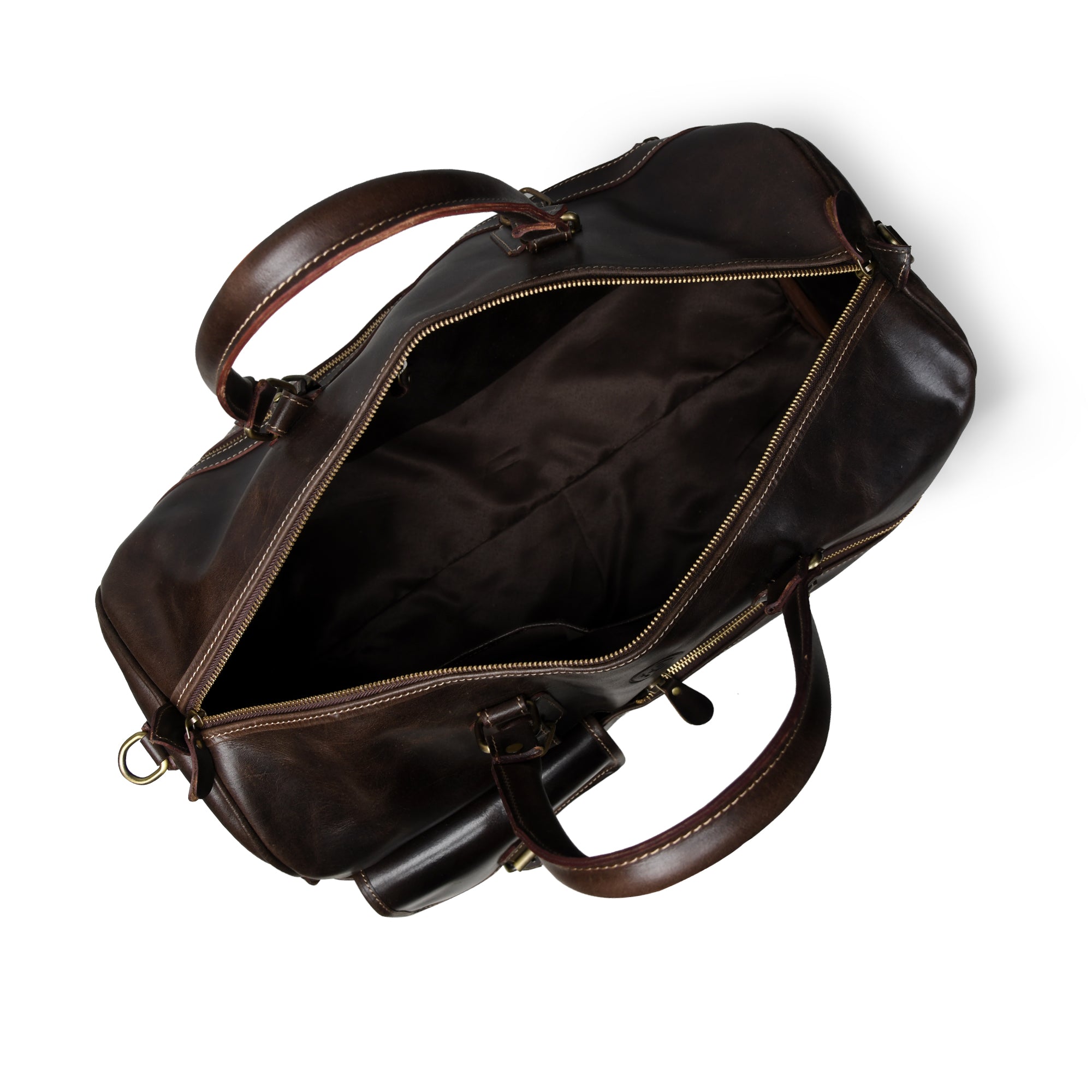 The Odyssey Leather Travel Duffel - Tan Colour