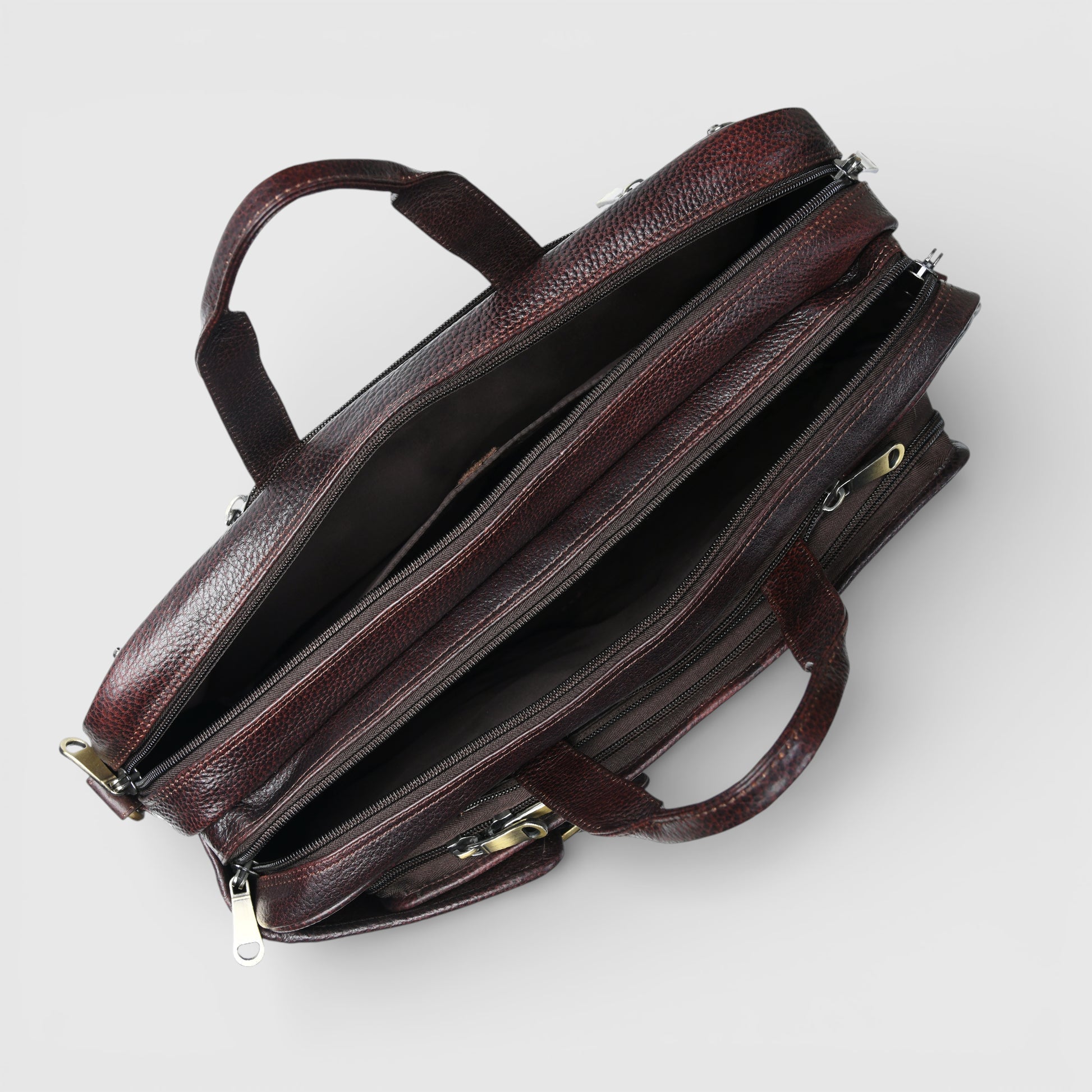 Heritage Voyager Convertible Vintage Leather Backpack – Laptop Travel & Office Bag | Maroon