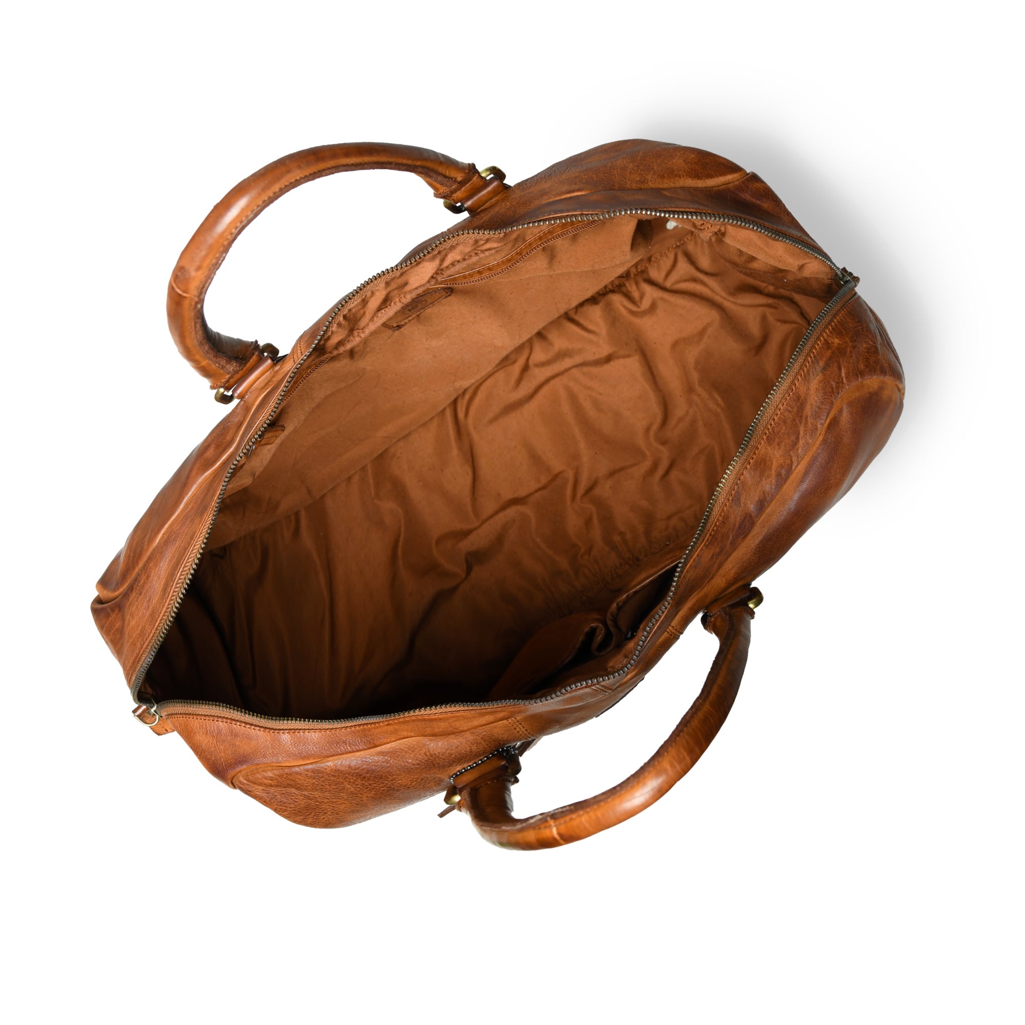 Imperium Luxe Leather Duffel - Brown Colour
