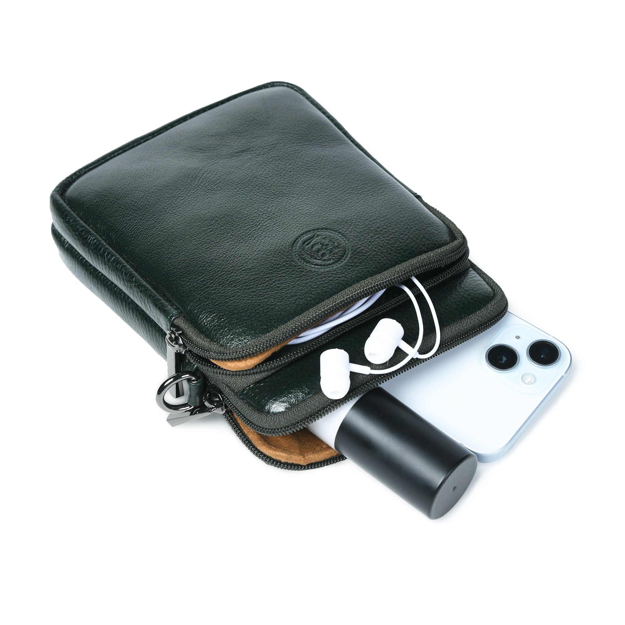 AmberStride Leather Sling Bag