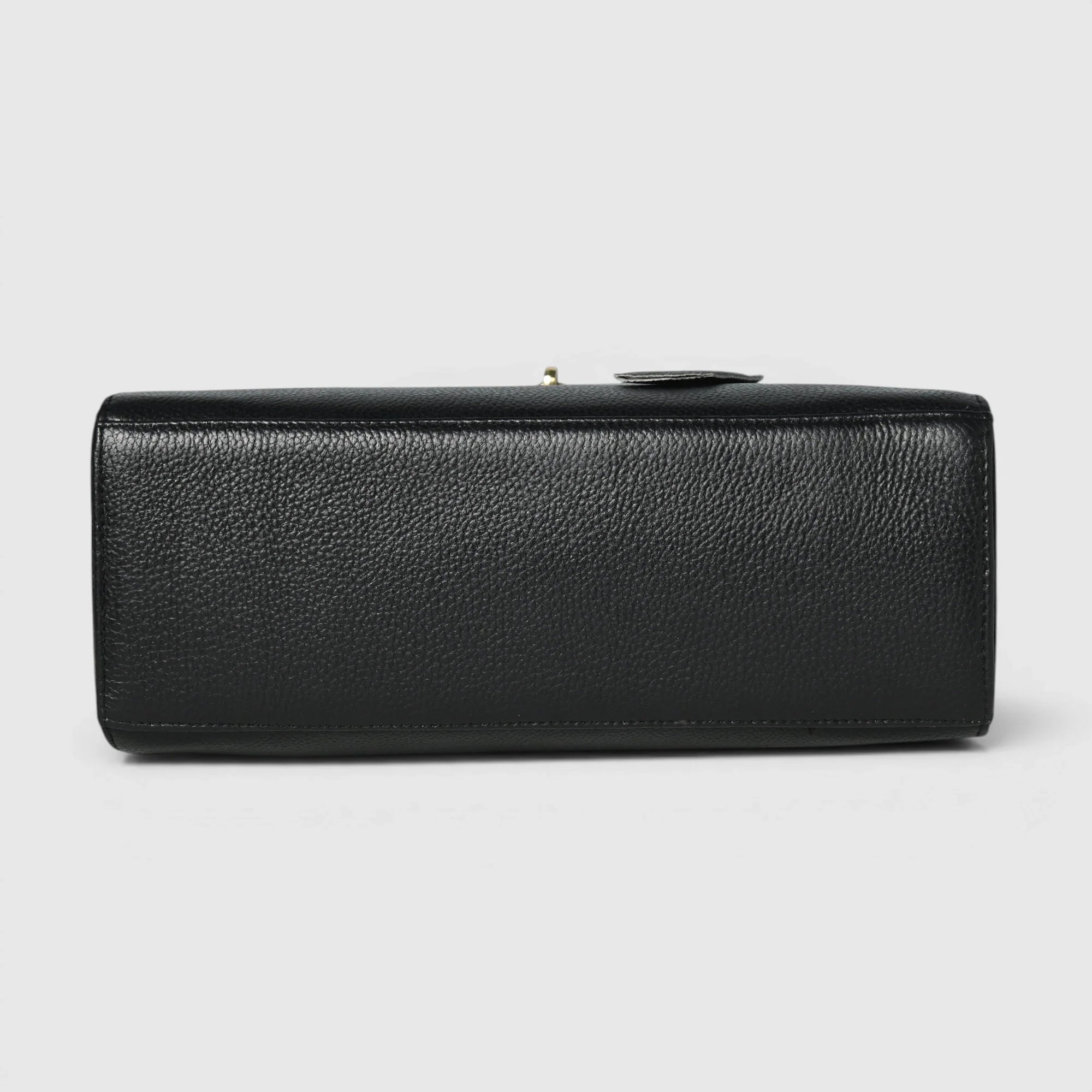 Milan Structured Handbag - Midnight Black