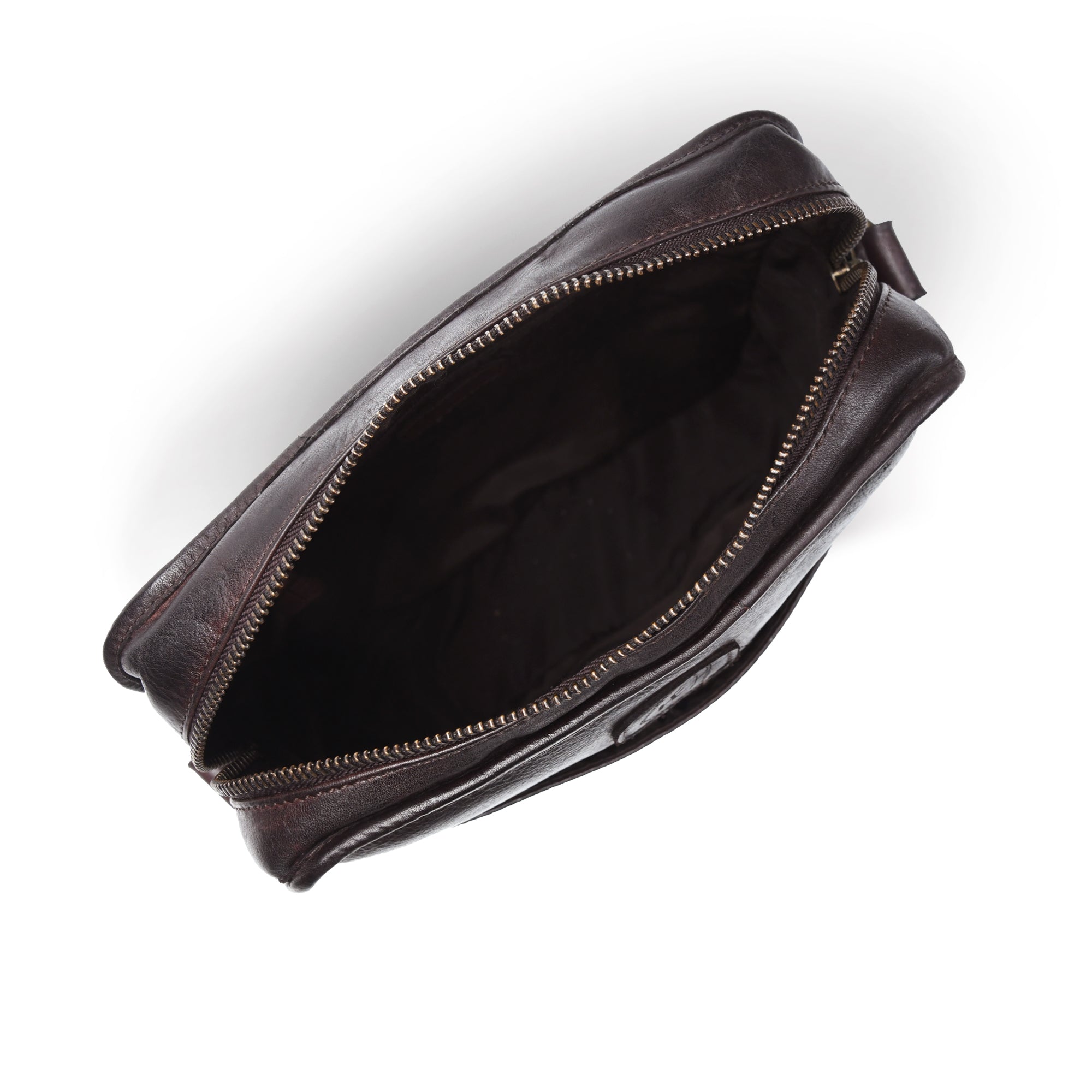 Verdant Trail Leather Sling Bag – Brown Colour