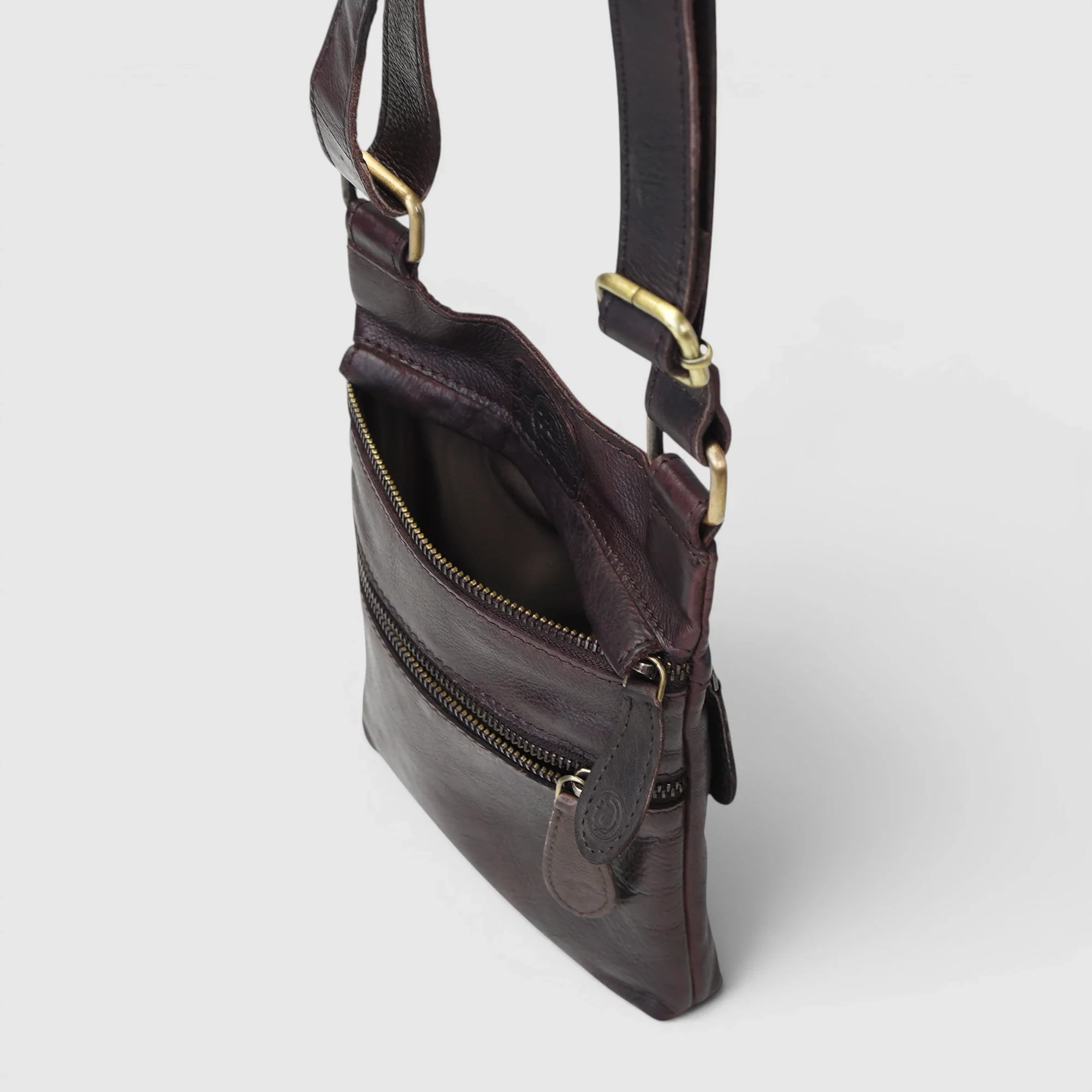 Vintage Terra Crossbody Bag - Expresso brown