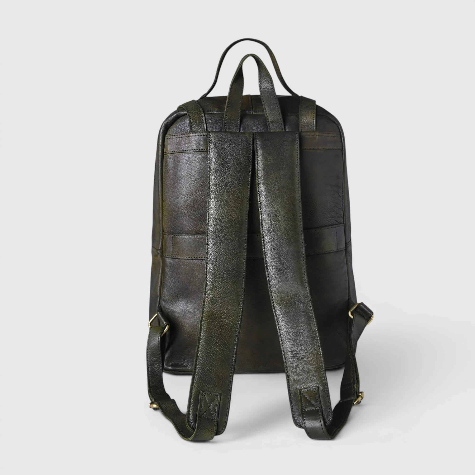 Oakridge Leather Backpack – Forest Green