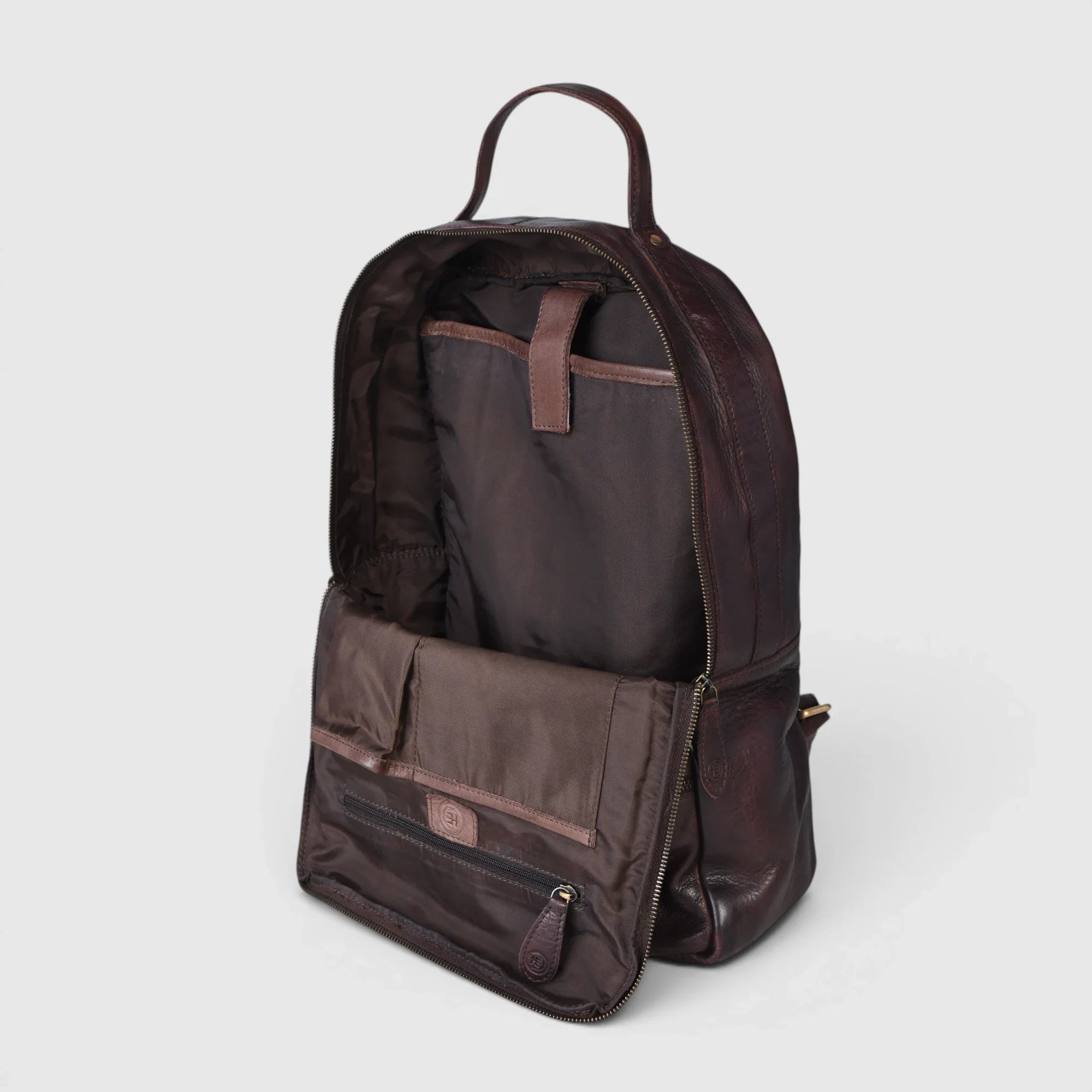 Oakridge Leather Backpack – Expresso Brown