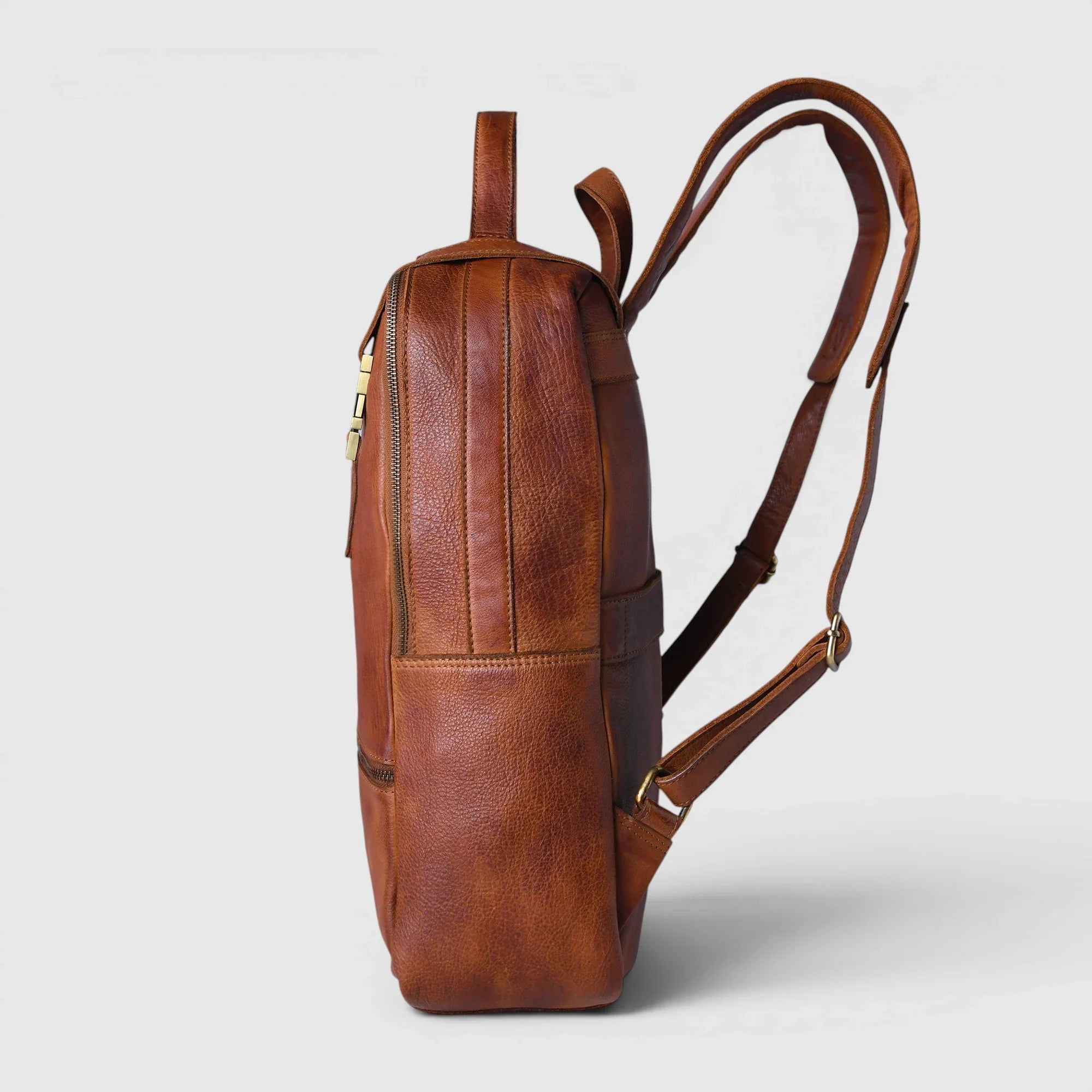 Oakridge Leather Backpack – Vintage Tan