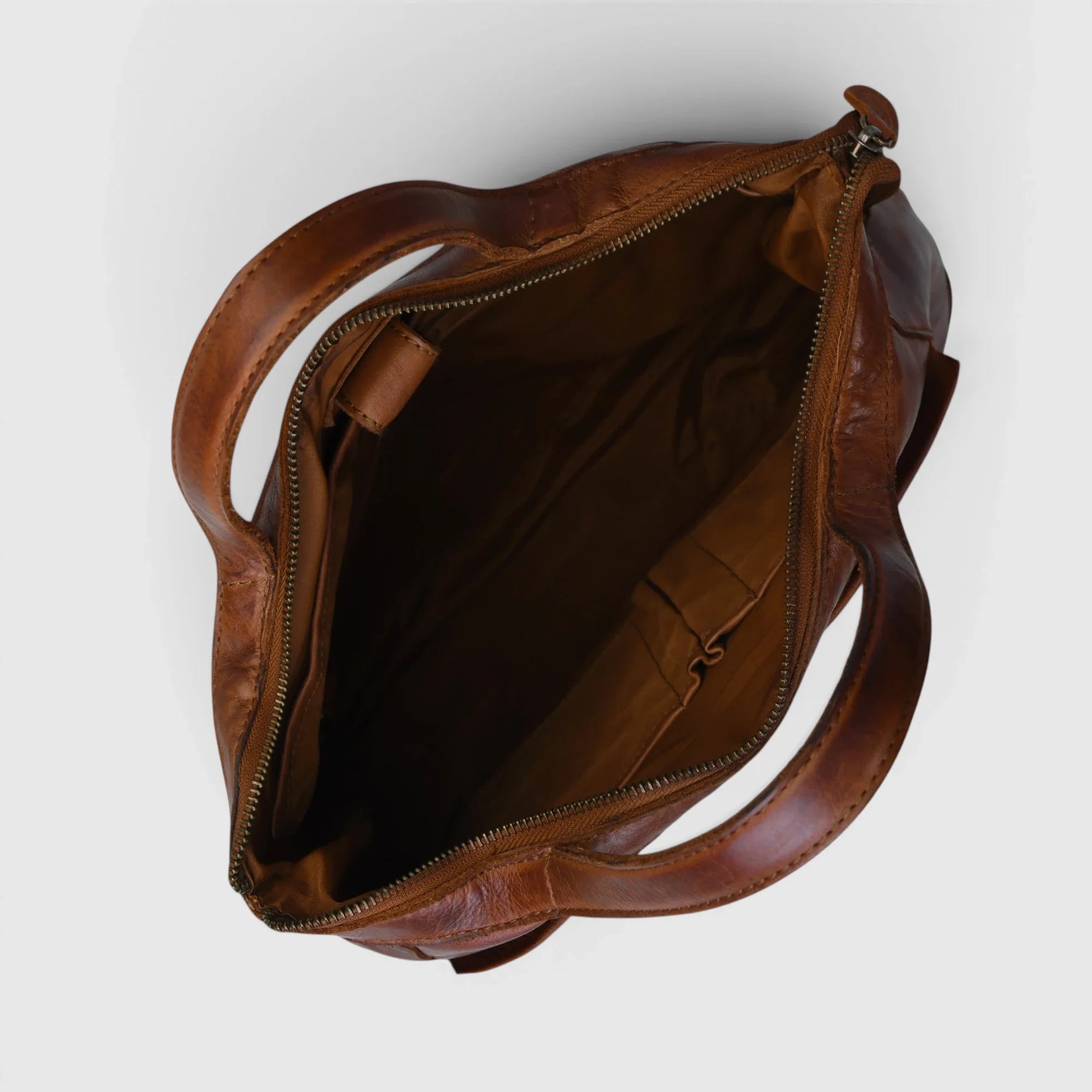 Siena Convertible Leather Backpack – Saddle Tan