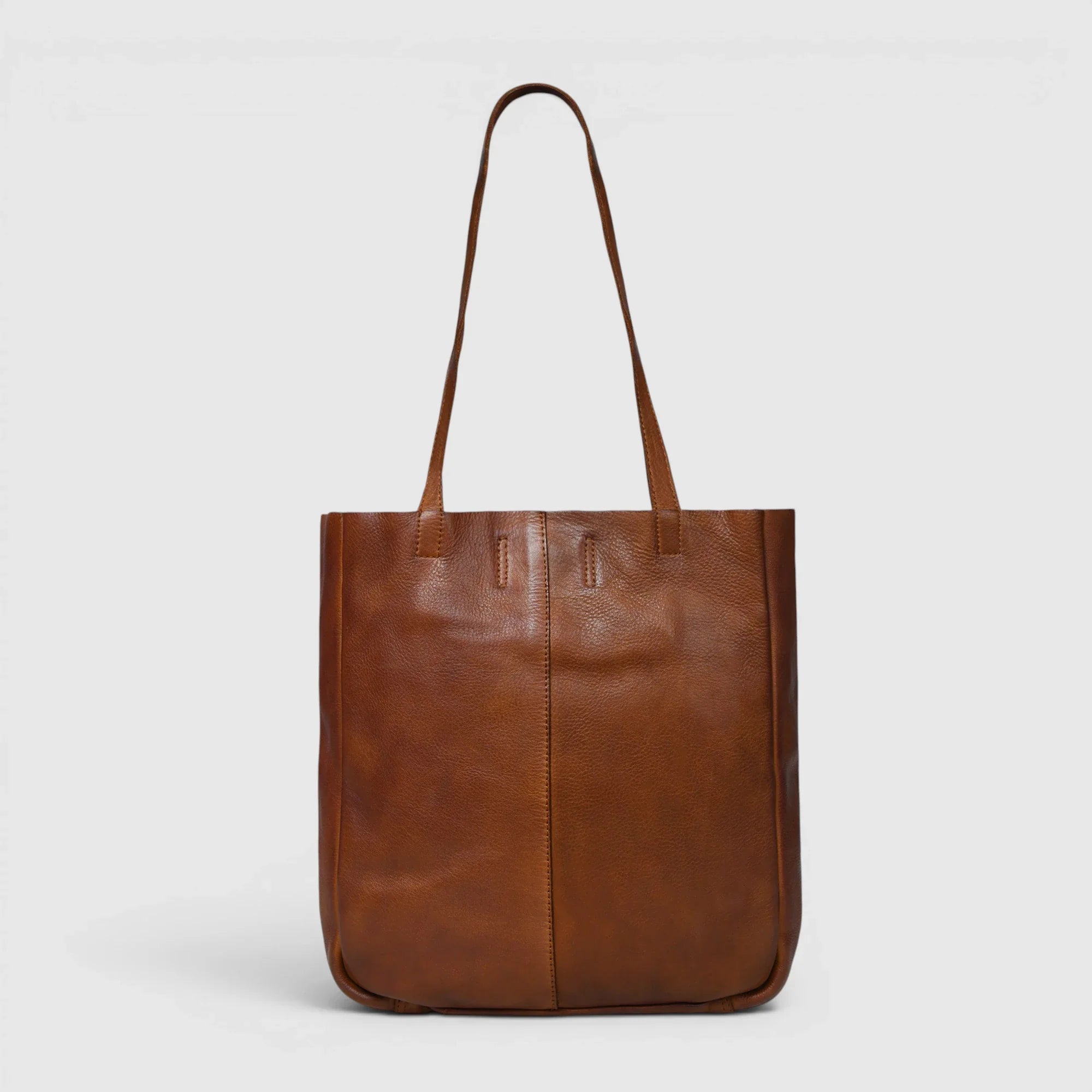 Hestern Midnight Classic Women’s Leather Tote - Tan color