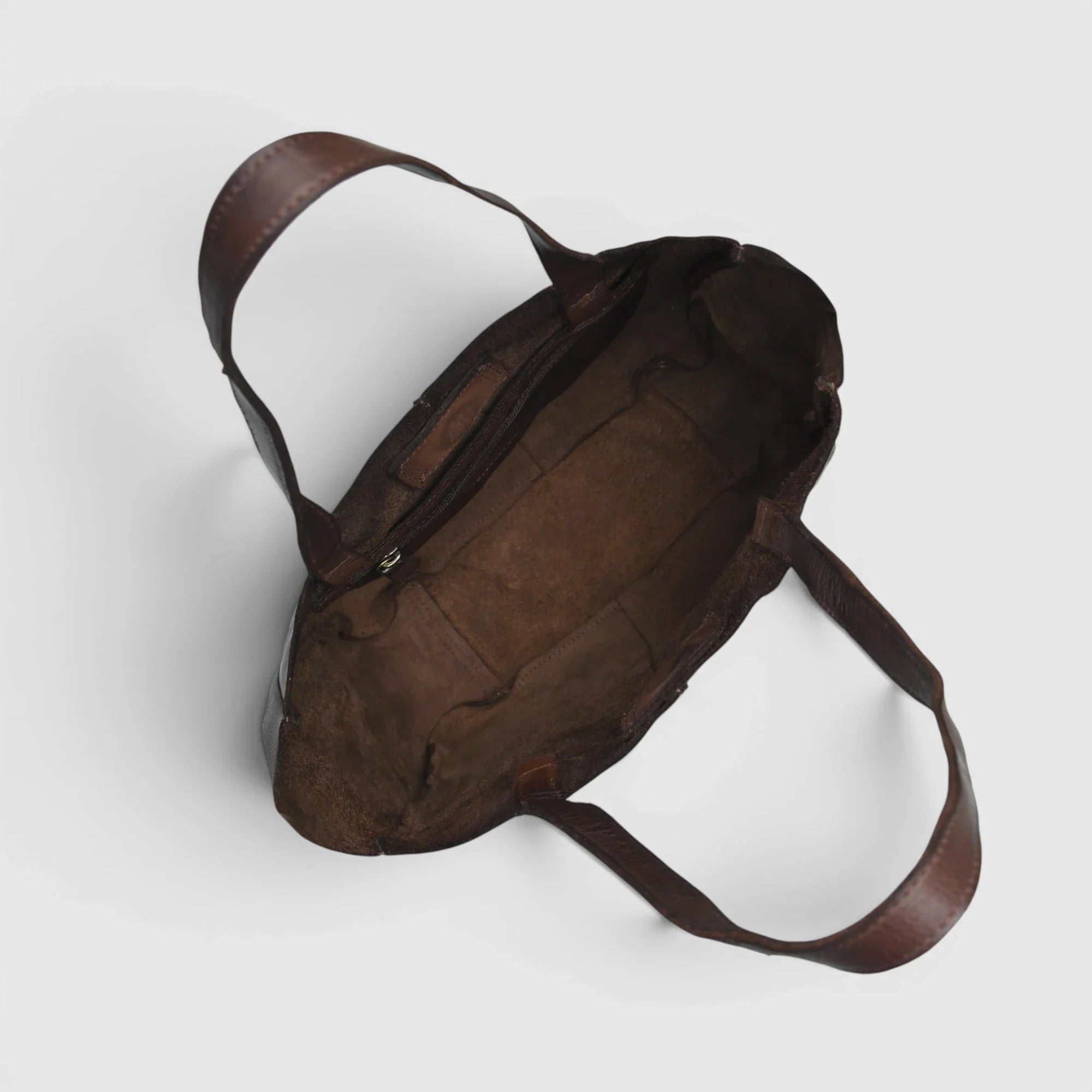 Hestern Midnight Classic Women’s Leather Tote - Expresso Brown