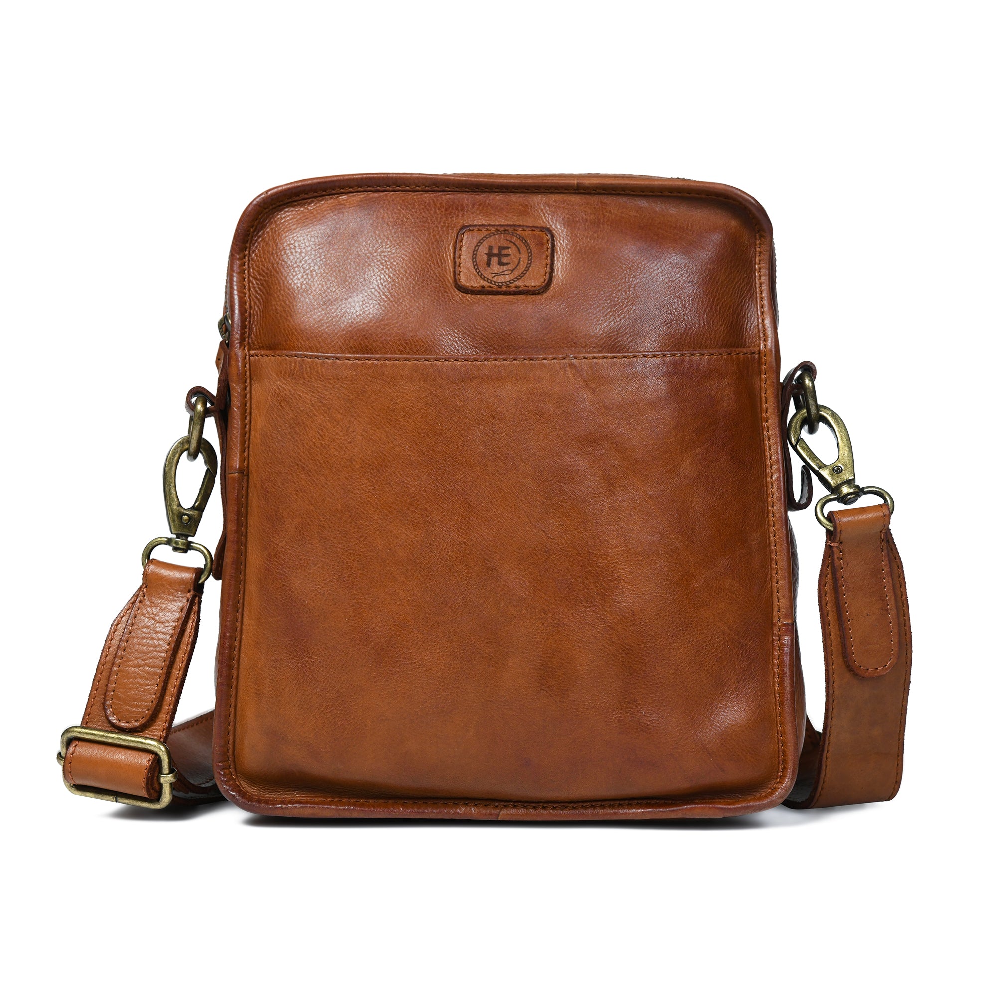 Verdant Trail Leather Sling Bag