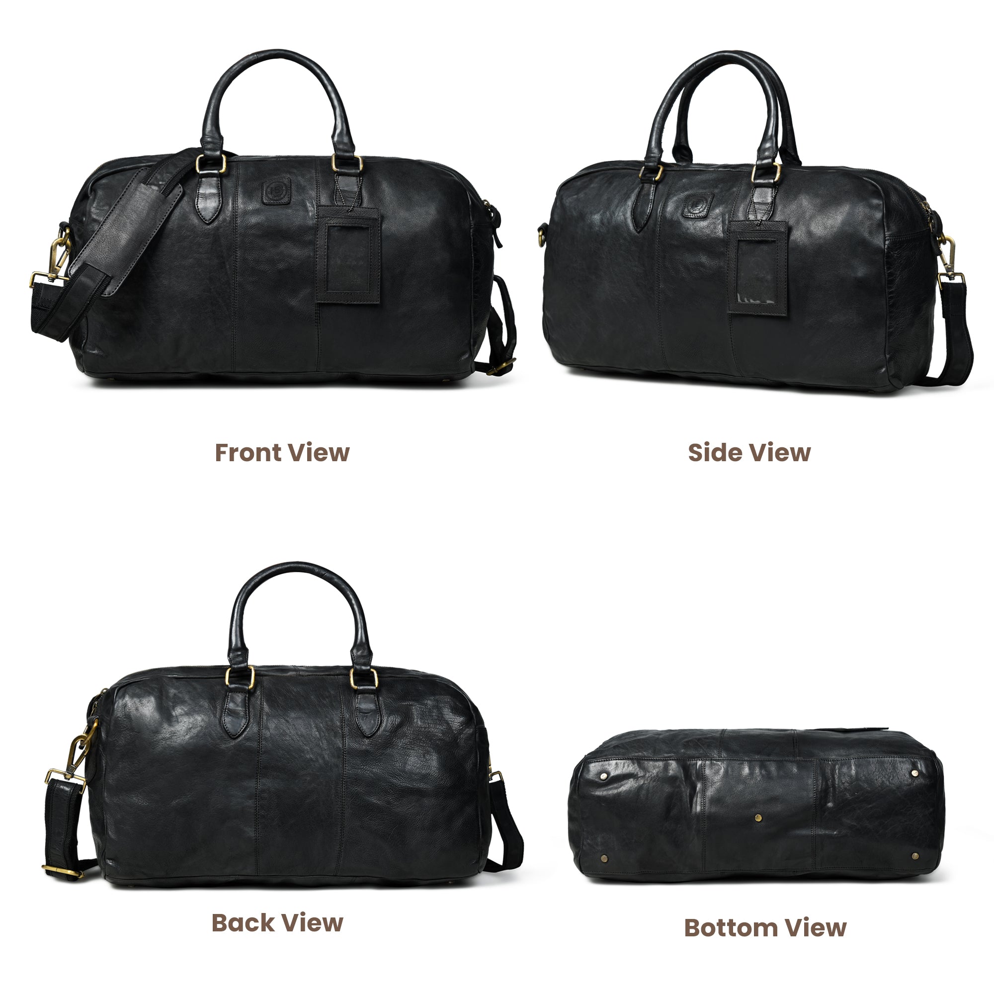 Imperium Luxe Leather Duffel Bag