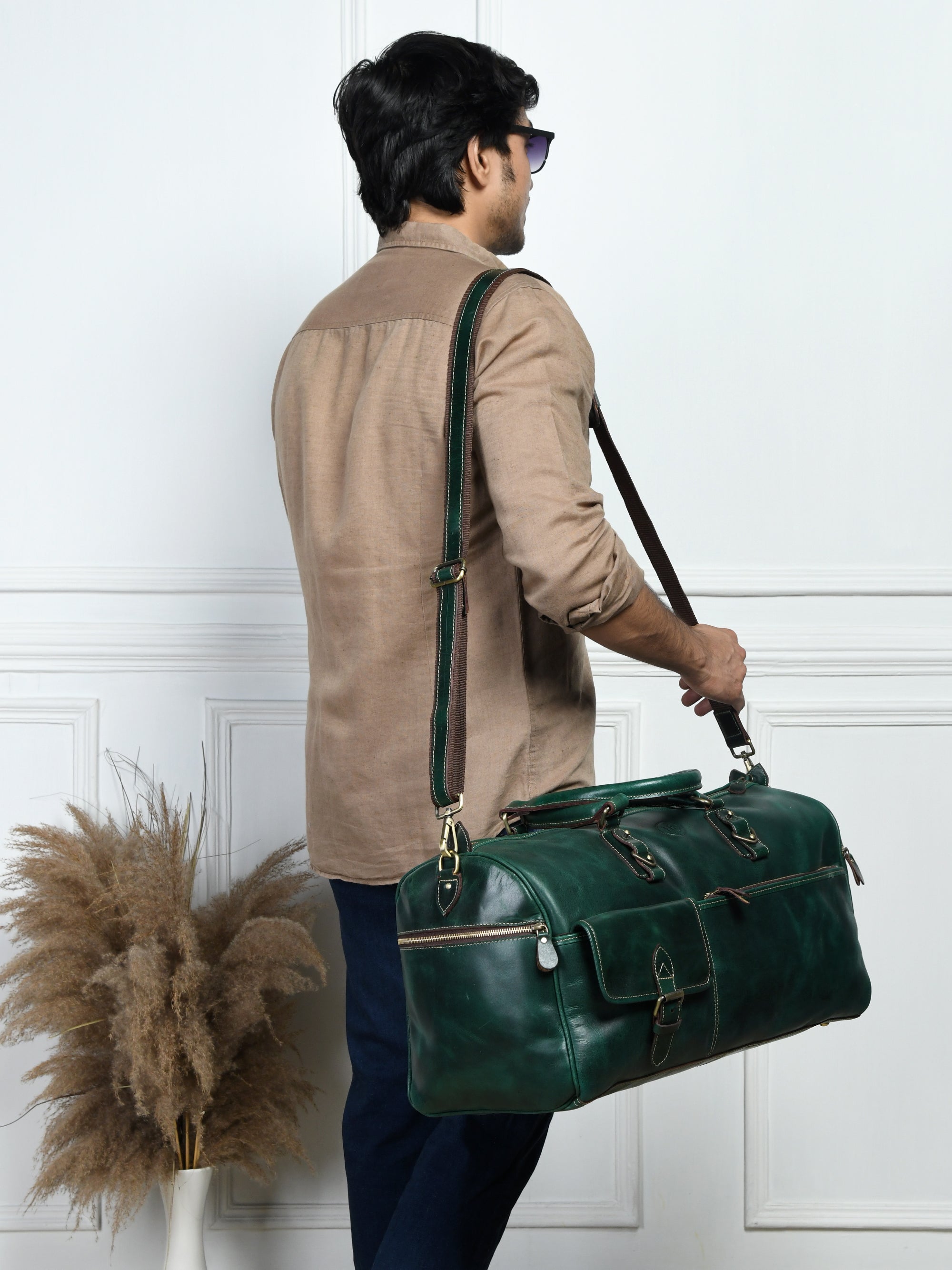 The Odyssey Leather Travel Duffel Bag