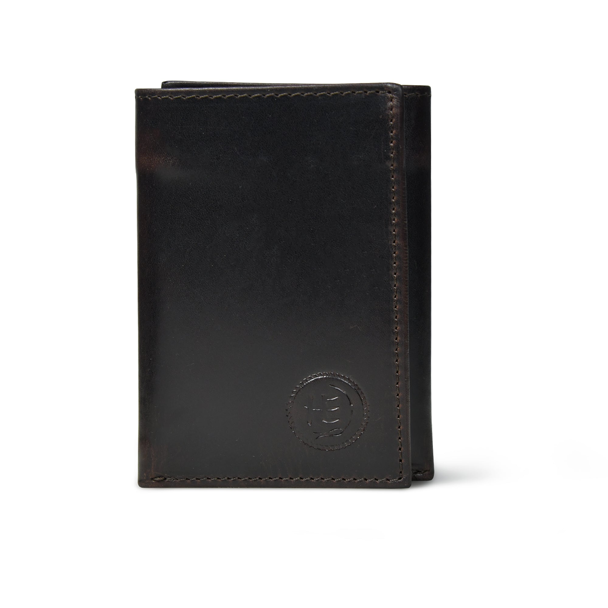 Midnight Luxe Vertical Bifold Wallet - Black Colour