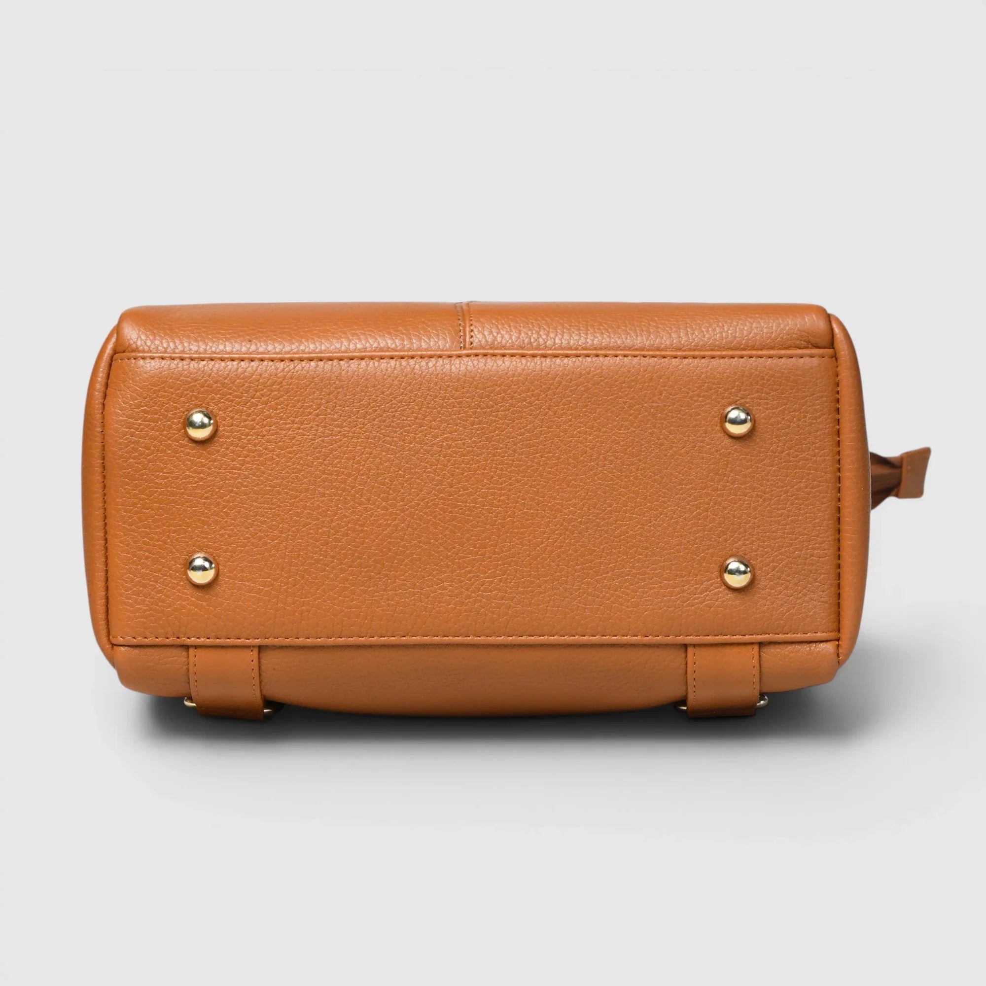 Harper Convertible Leather Backpack – Tan