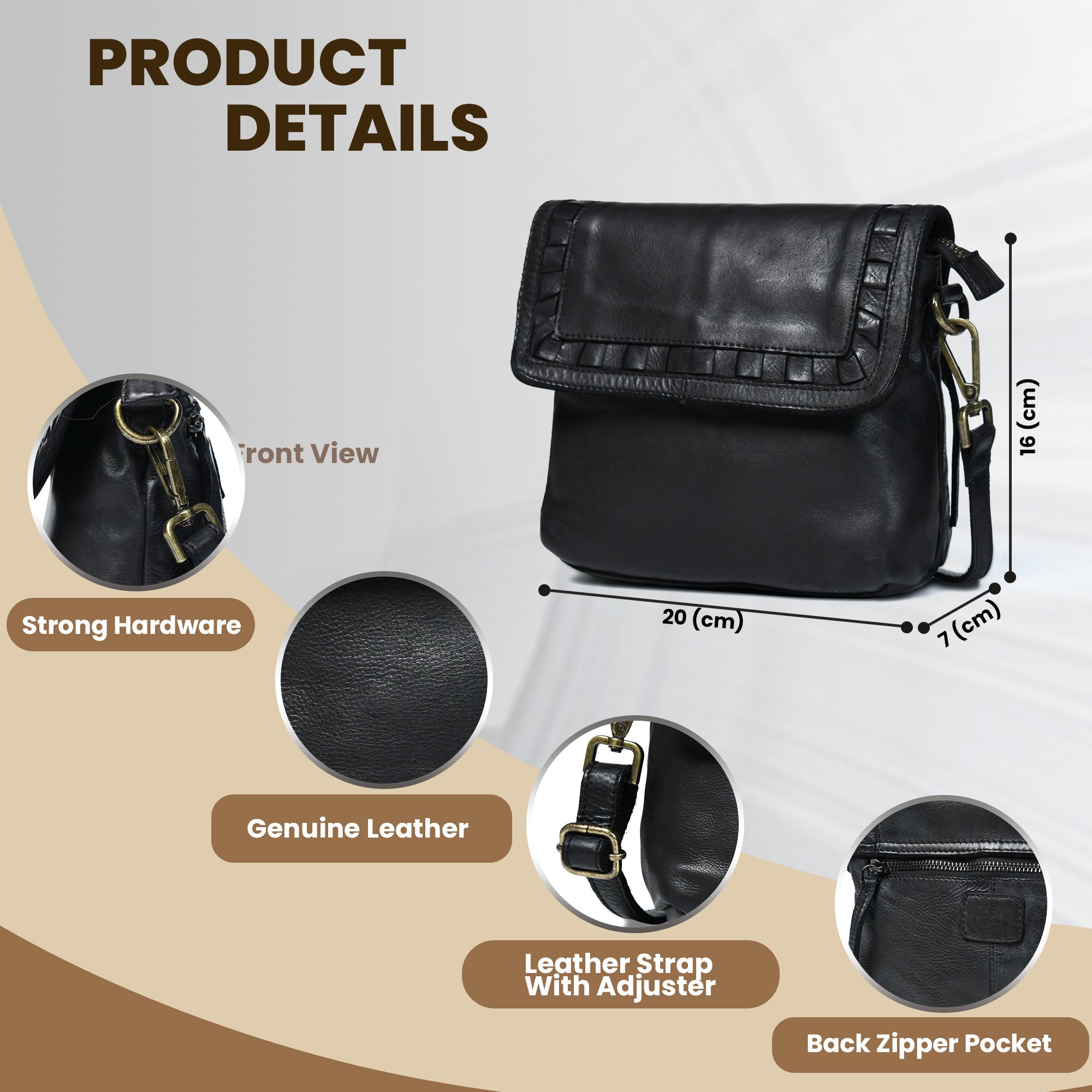 Verdant Crossbody Women's Leather Handbag