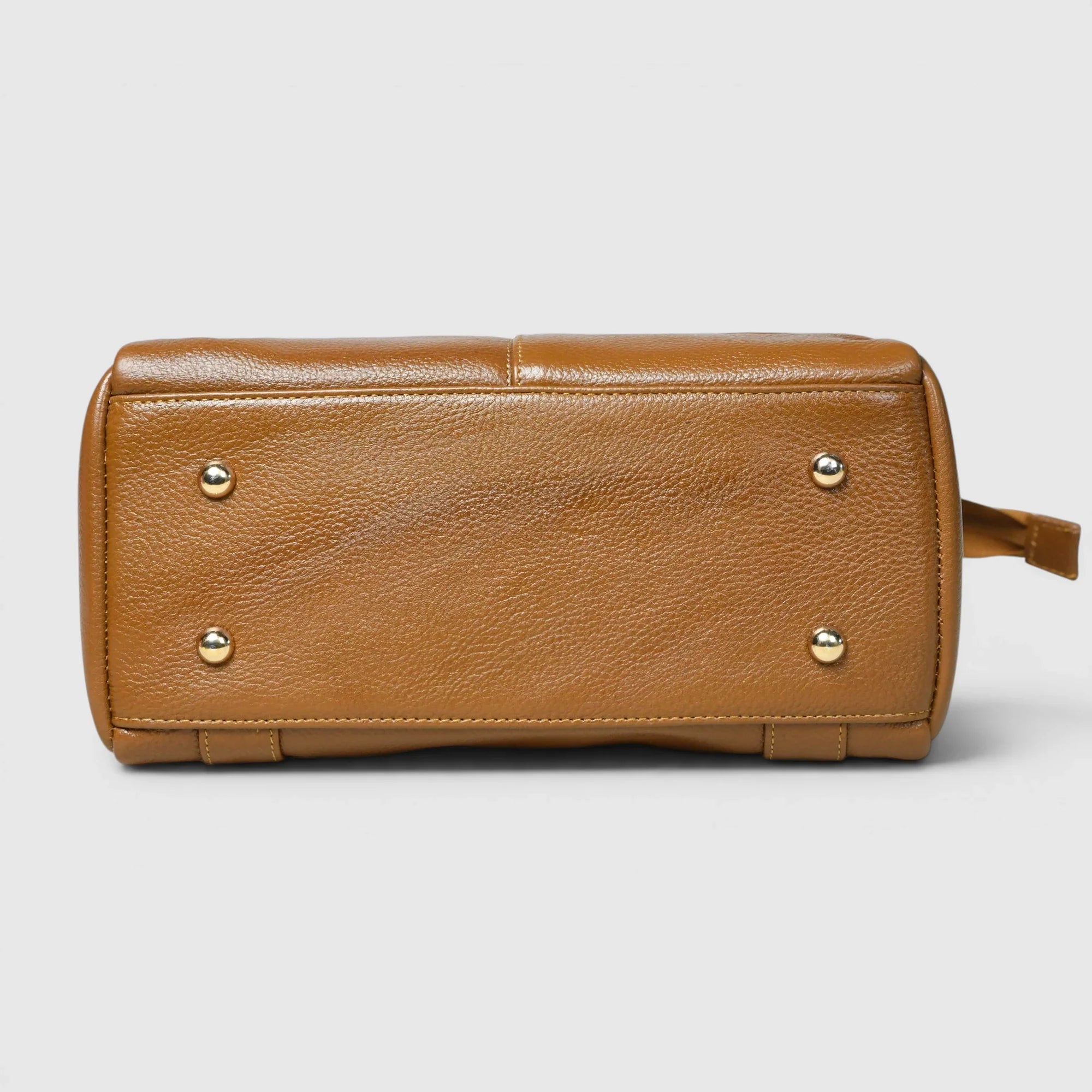 Harper Convertible Leather Backpack – Camel Tan