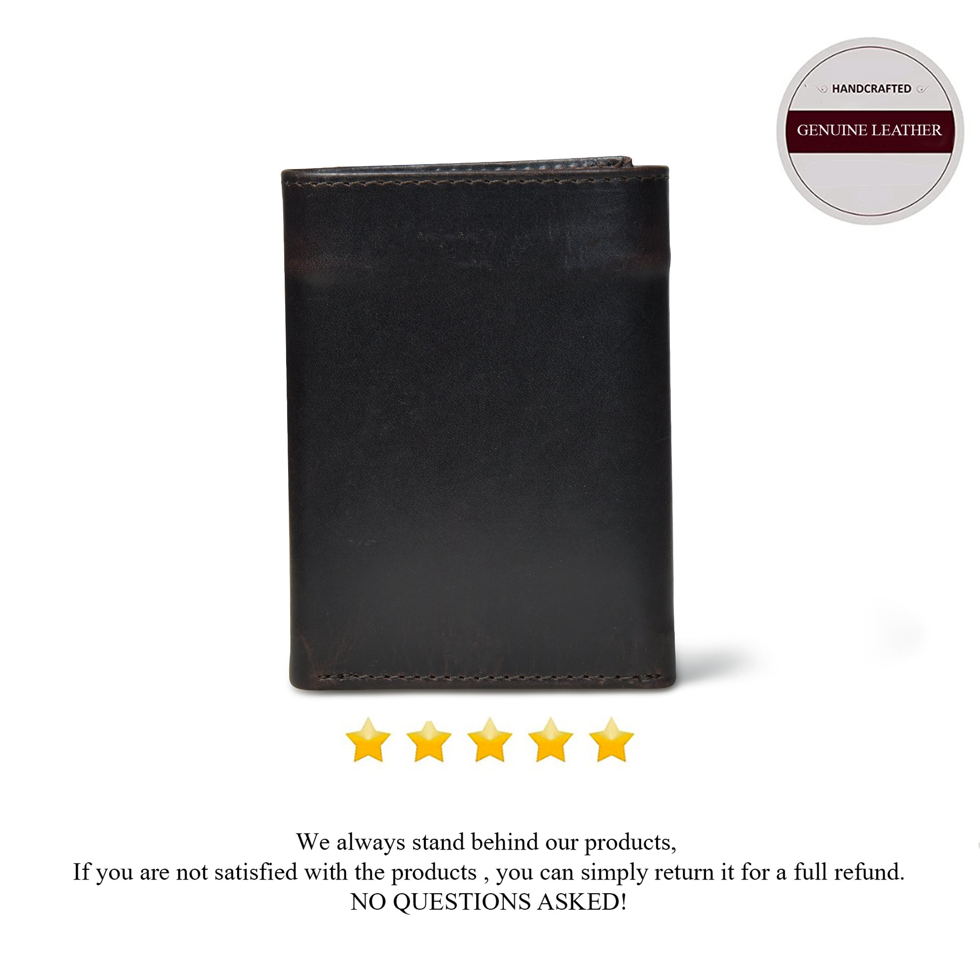 Midnight Luxe Vertical Bifold Wallet