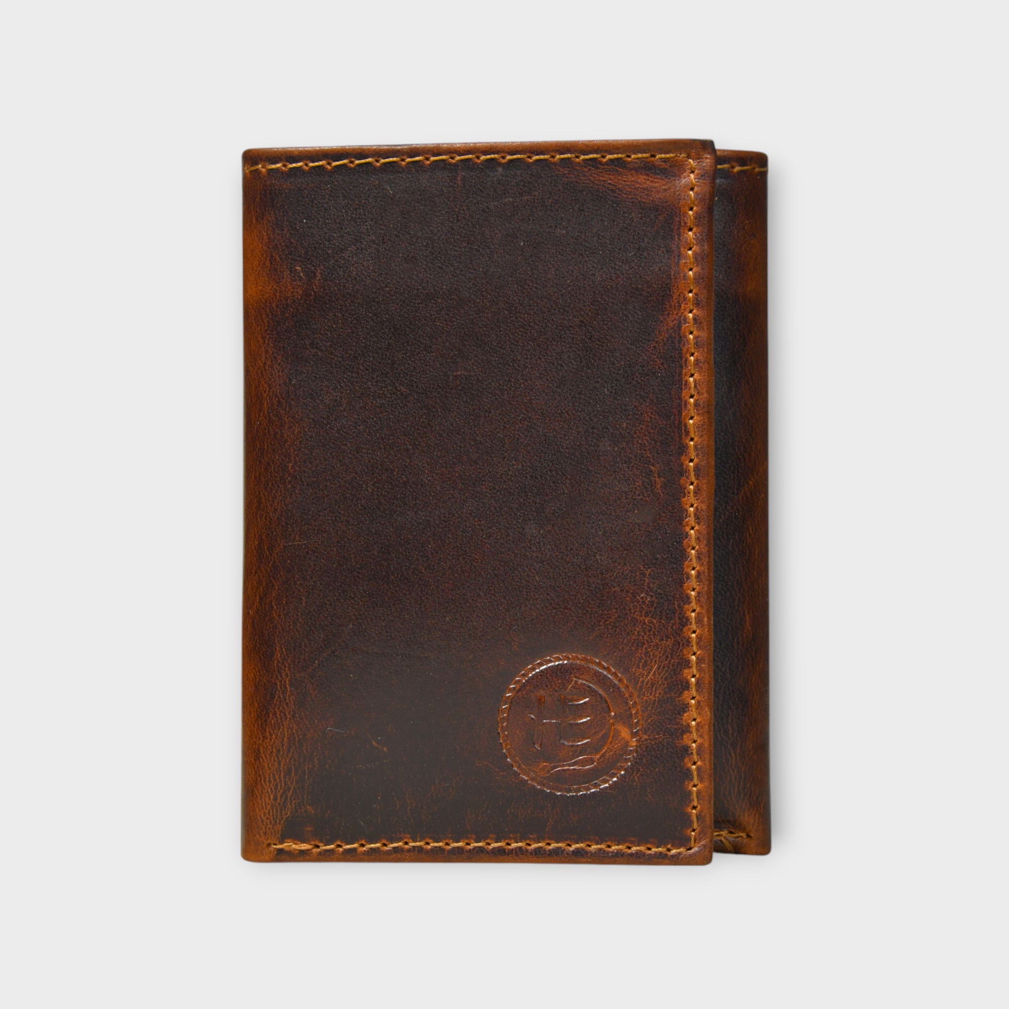 Midnight Luxe Vertical Bifold Wallet - Maroon Colour
