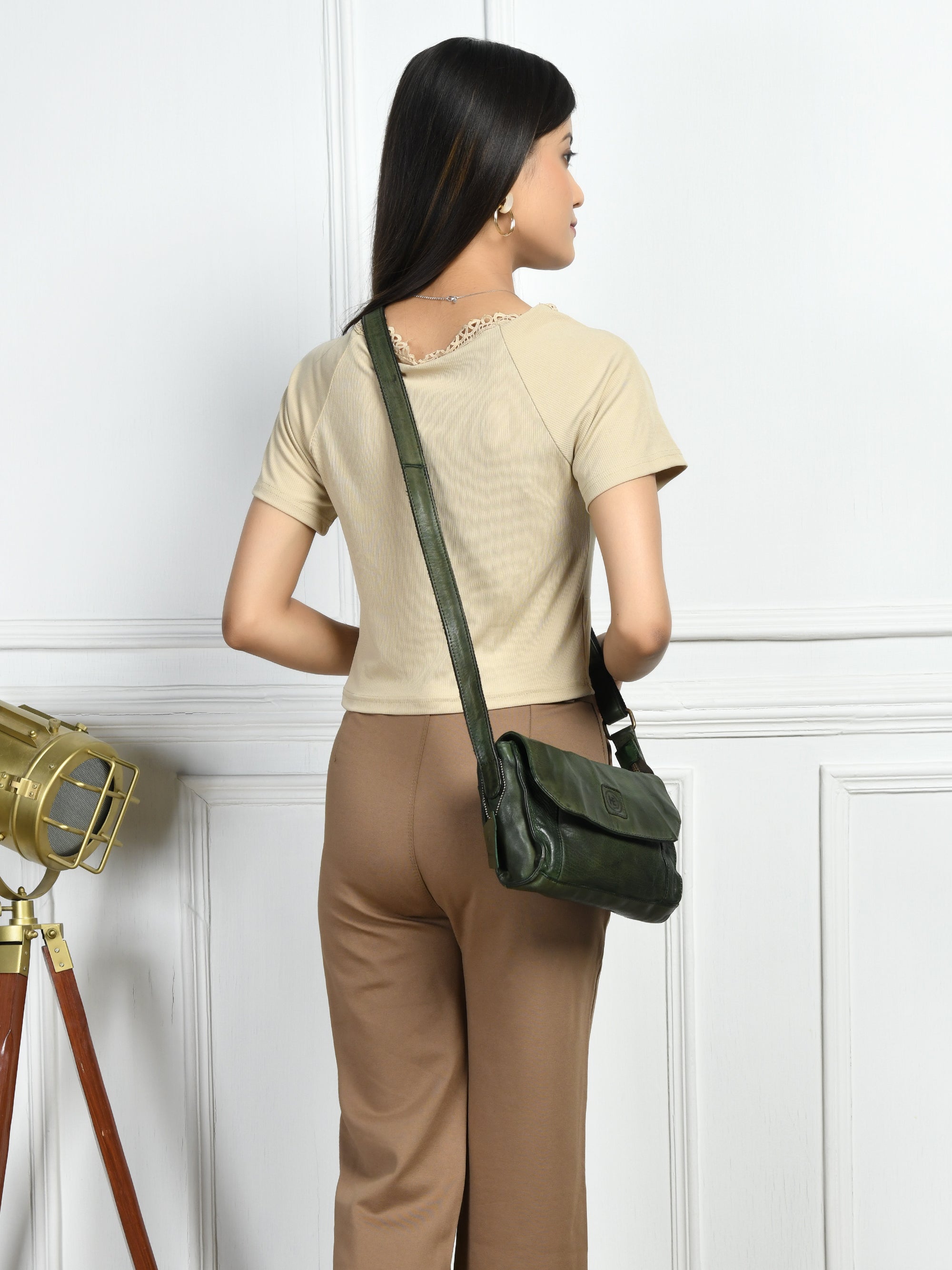 Heritage Leather Crossbody Bag