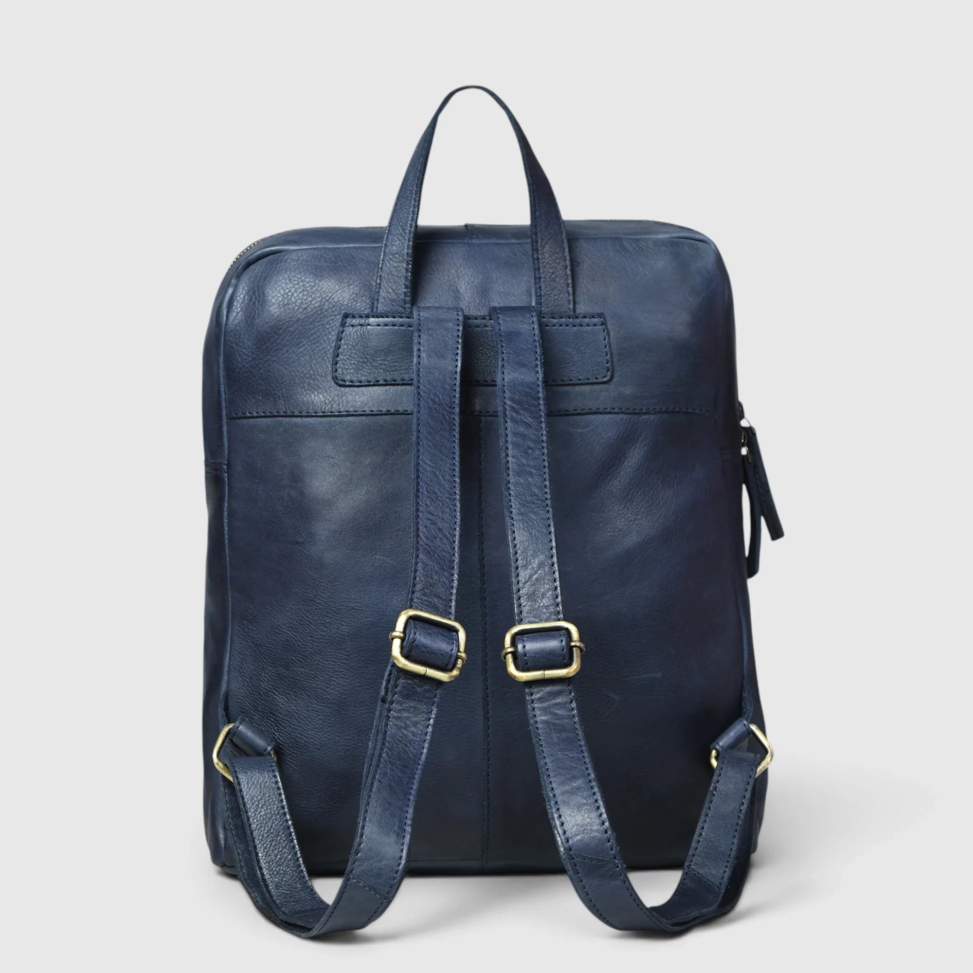 Urbancrest Leather Backpack – Cobalt Blue