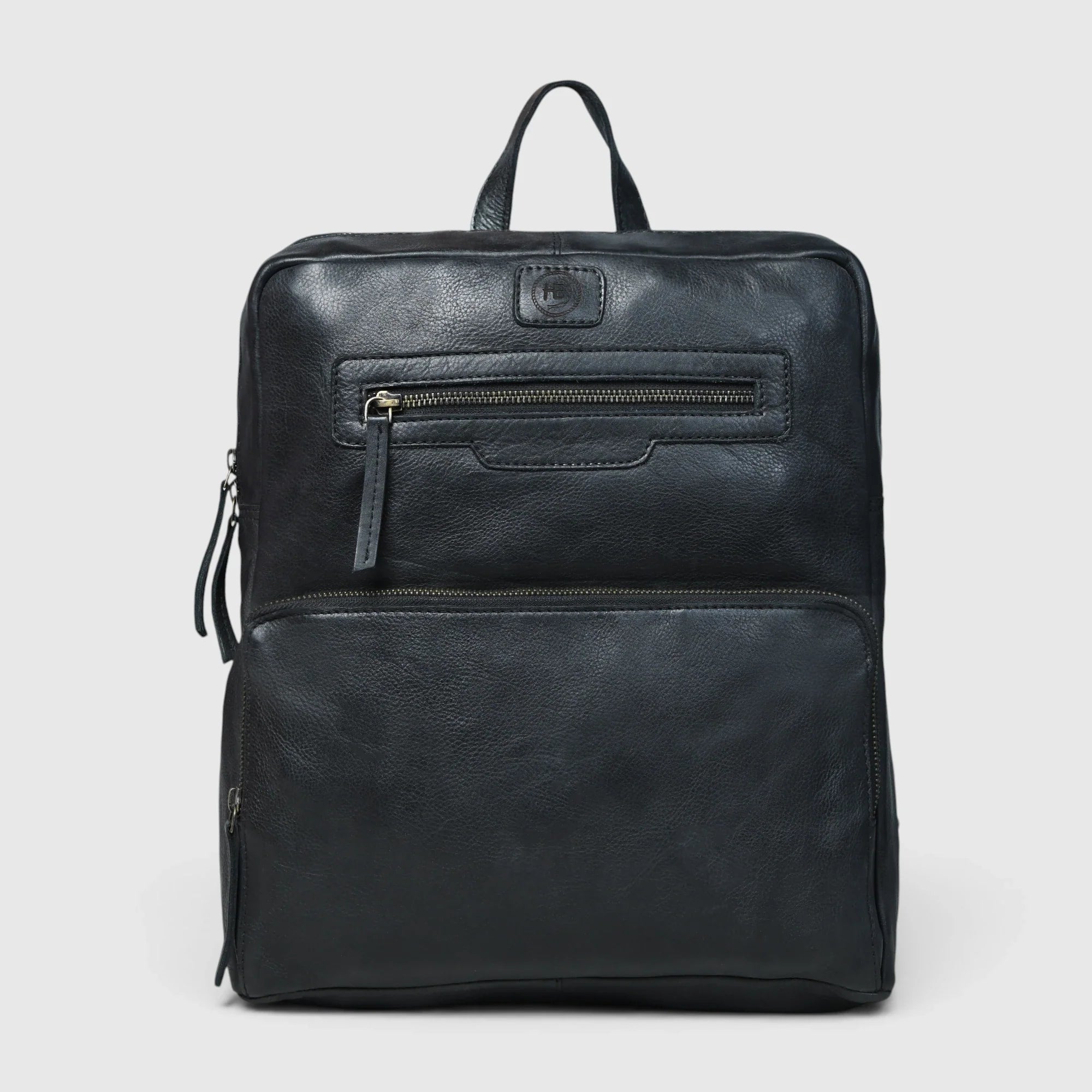 Urbancrest Leather Backpack – Black
