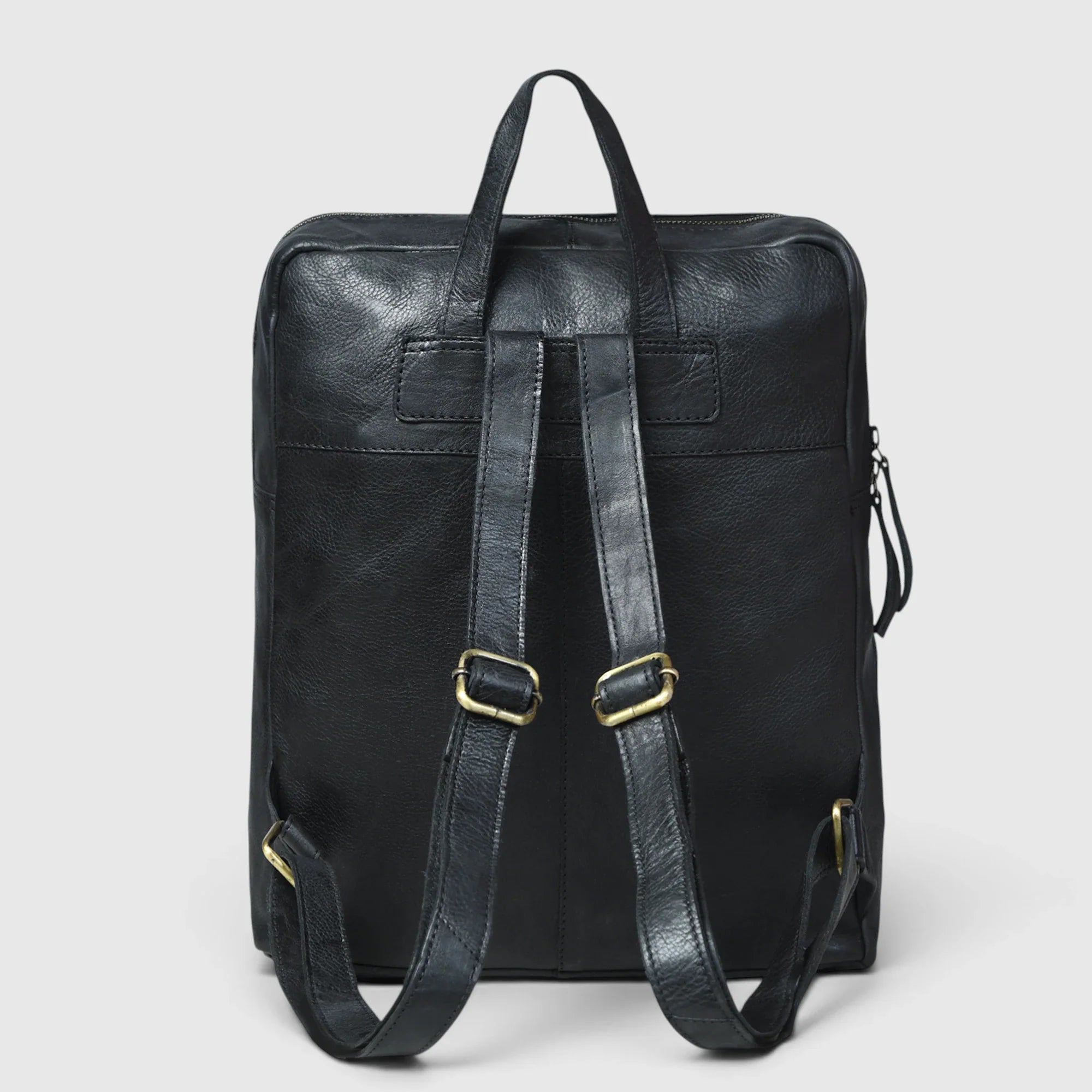 Urbancrest Leather Backpack – Black