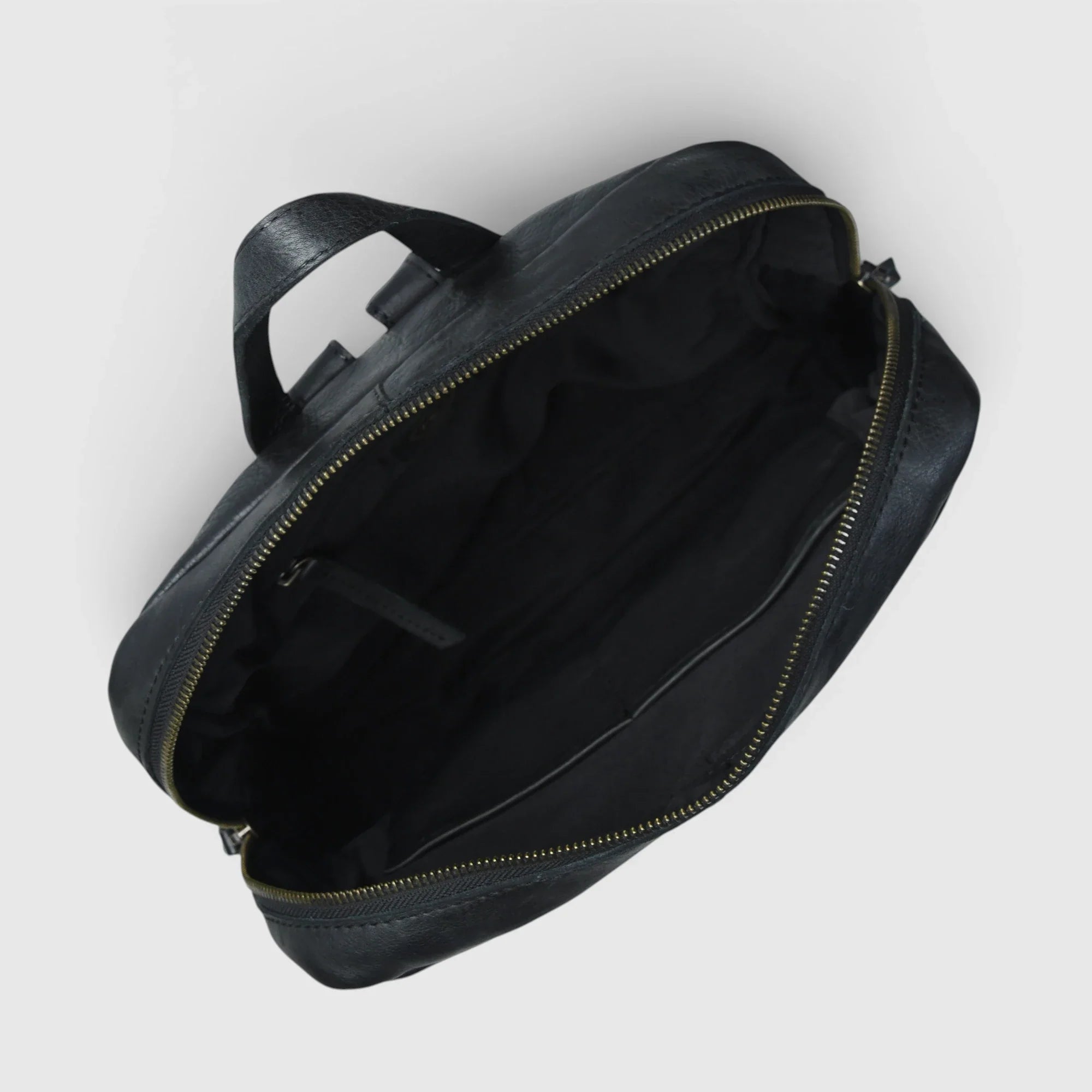 Urbancrest Leather Backpack – Black