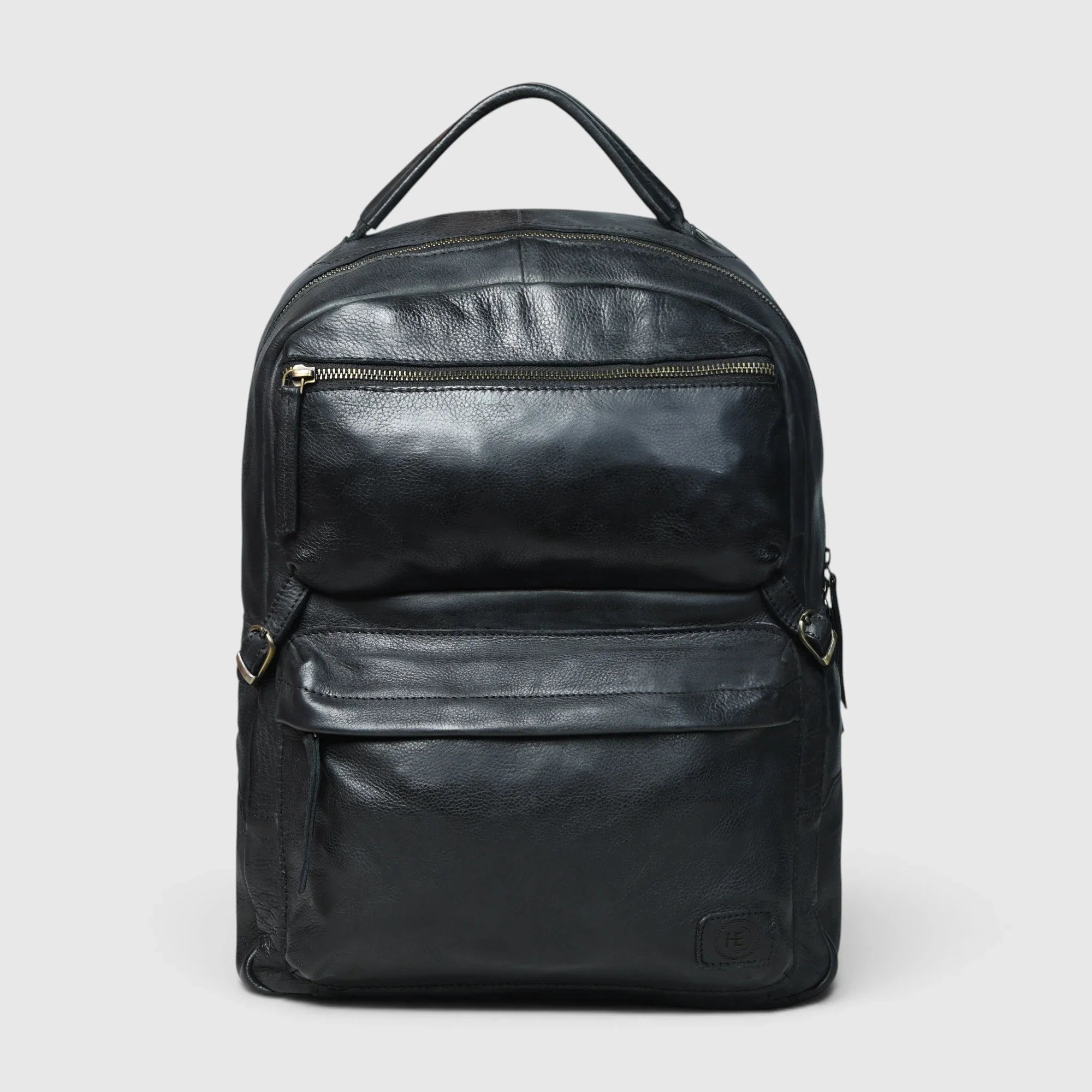 Evercrest Leather Backpack – Black color