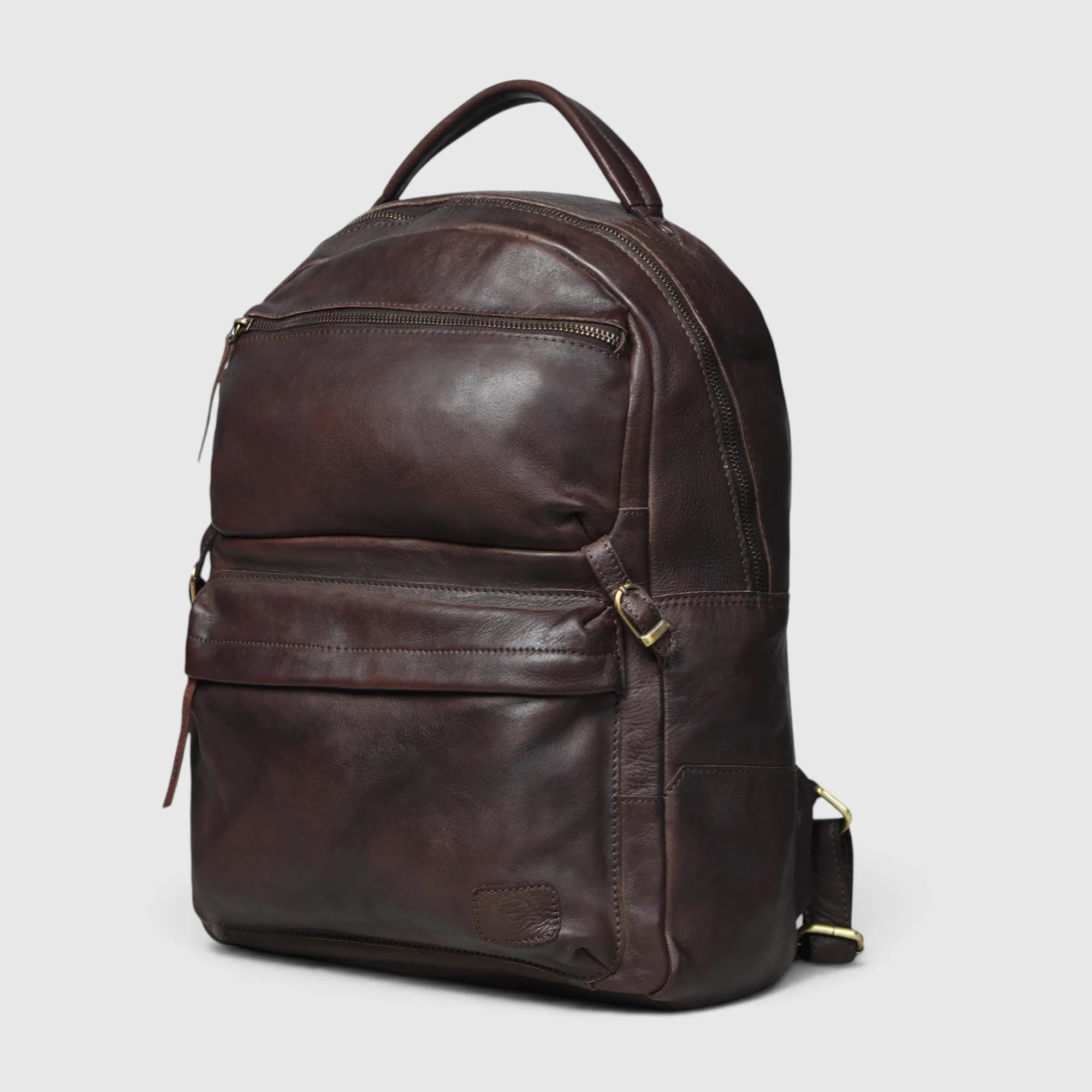 Evercrest Leather Backpack – Vintage Cocoa