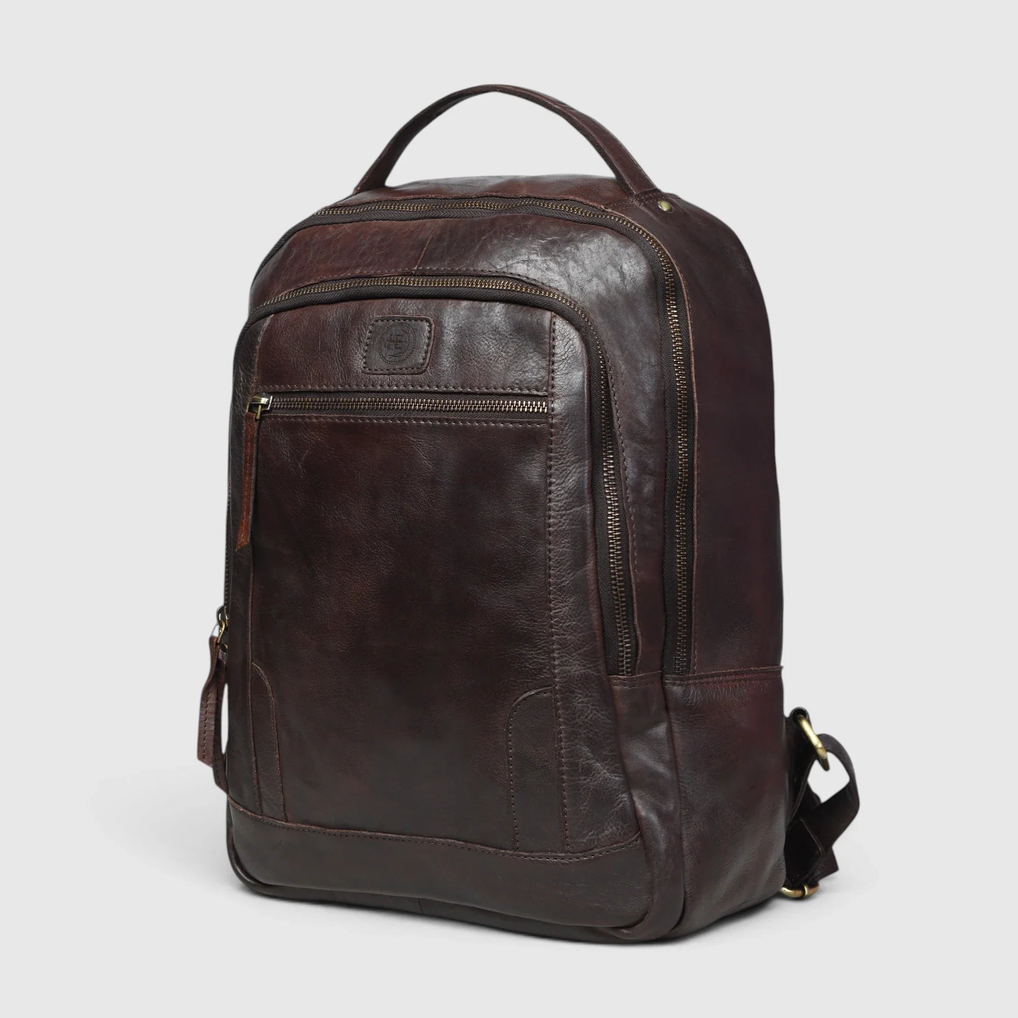 Hestern Trailmark Leather Backpack – Auburn Brown