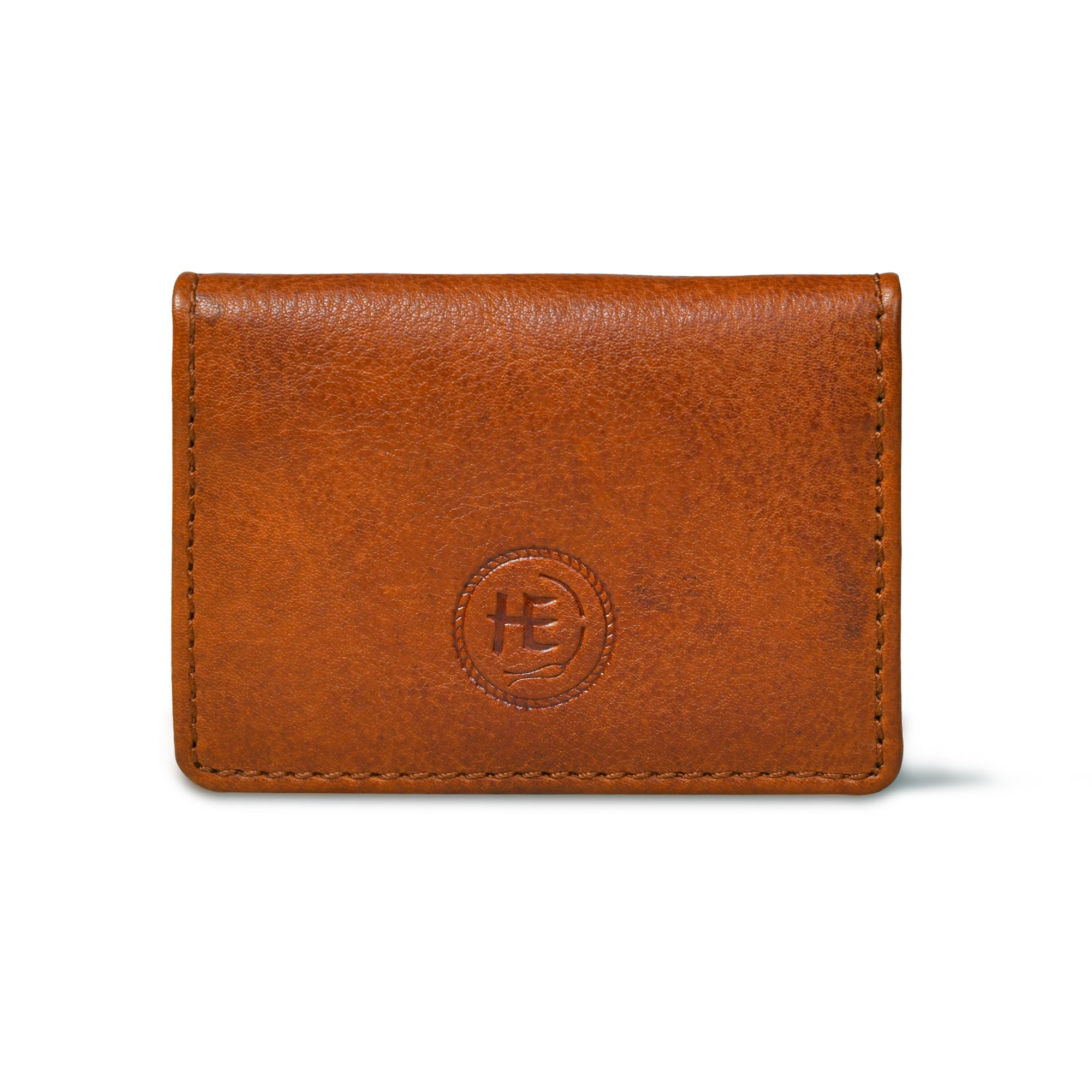 Classic Leather Card Wallet - Brown Colour