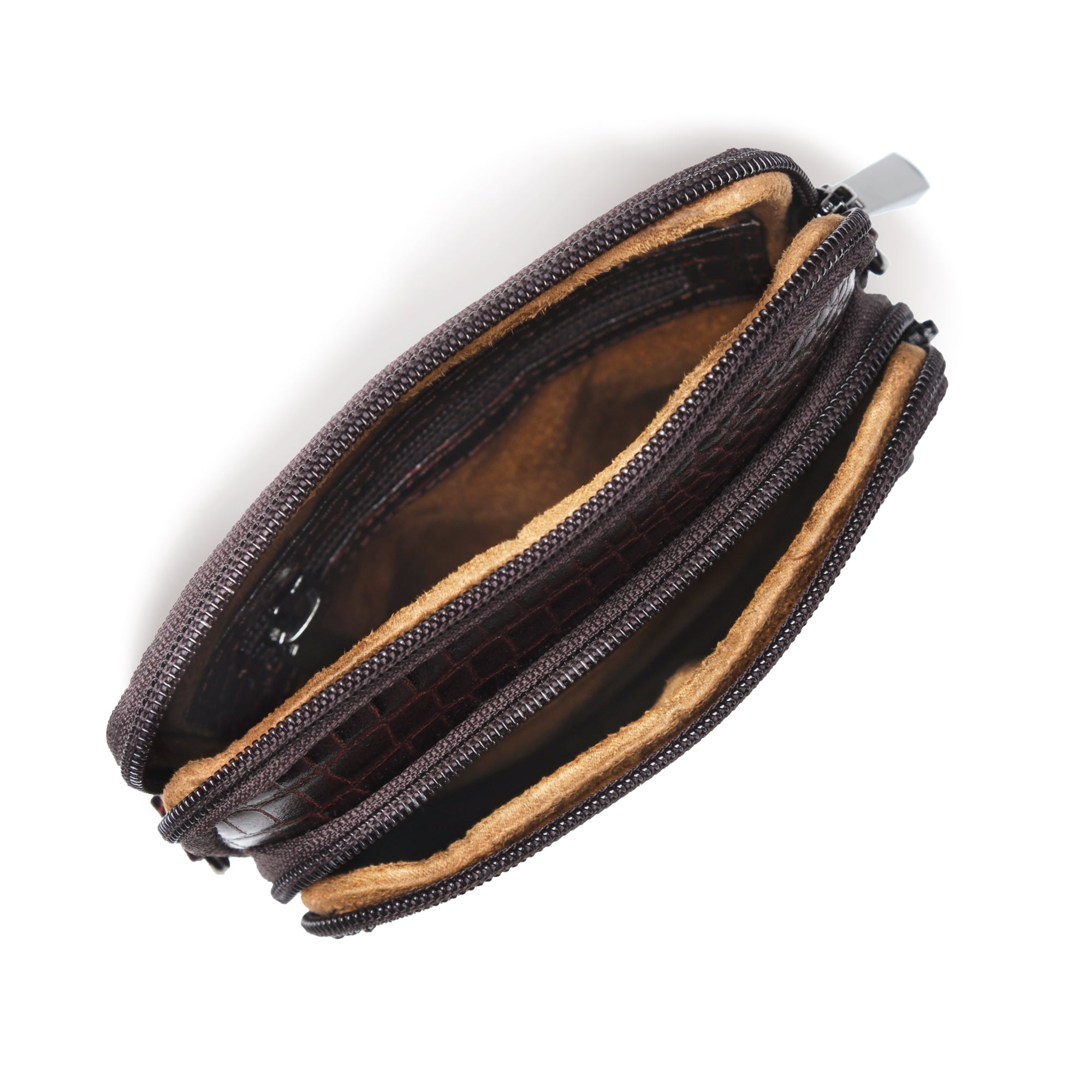 Croc Luxe Leather Sling Bag