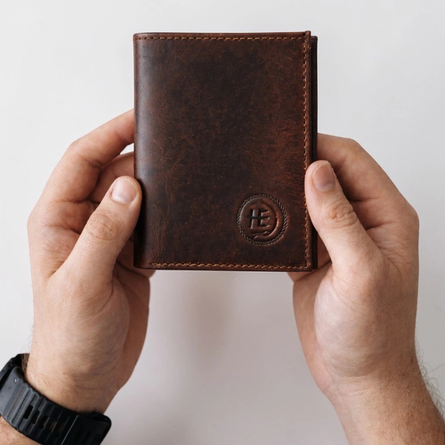 Ironwood Leather Wallet - Espresso brown