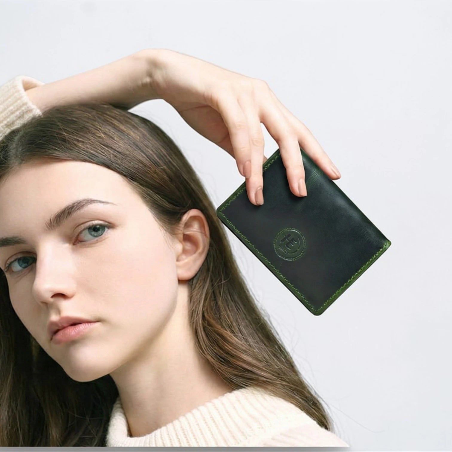 Classic Leather Card Wallet - Rich Green