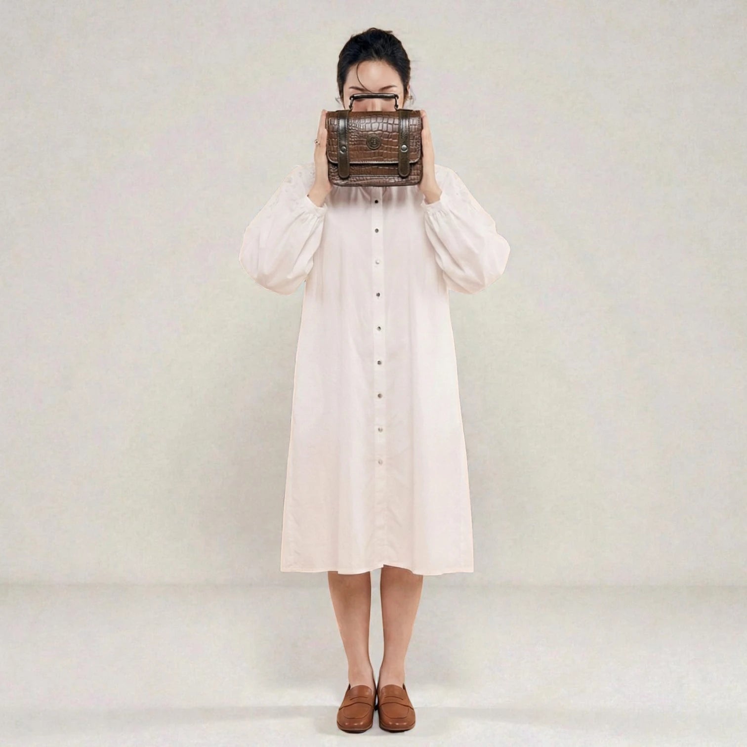 Urban Voyager Leather Belt Bag - Expresso brown