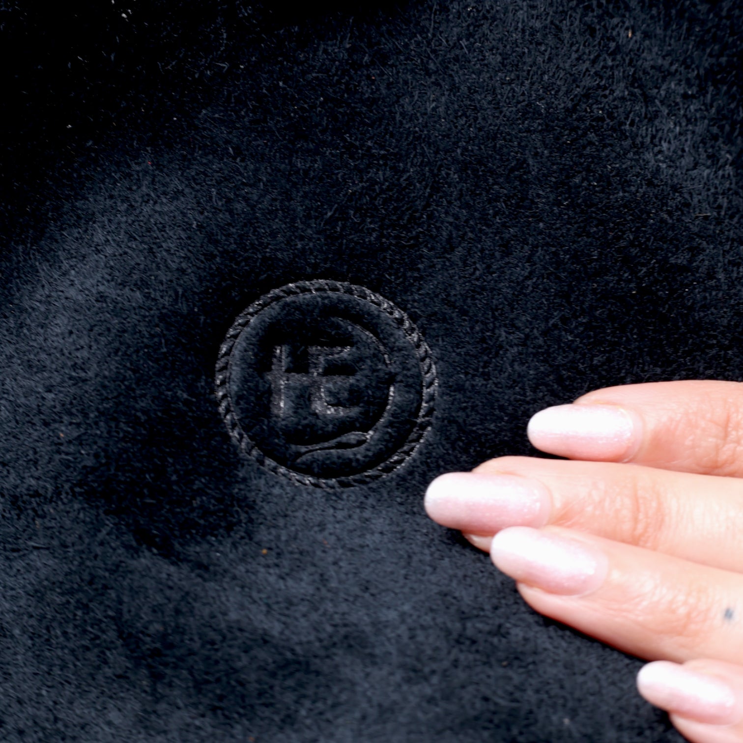 Monarch Luxe Suede Leather Convertible Tote Handbag – Black Colour