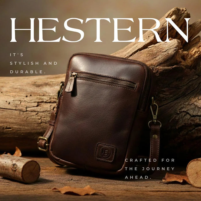 OxBlood Trail Leather Sling Bag – Maroon color