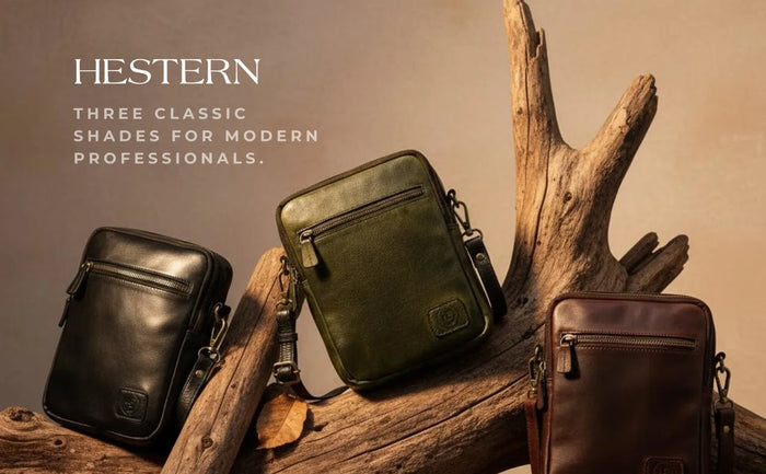 OxBlood Trail Leather Sling Bag – Maroon color