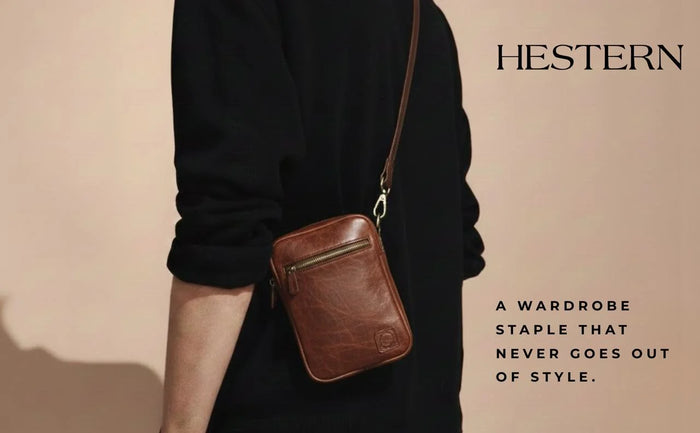 OxBlood Trail Leather Sling Bag – Maroon color